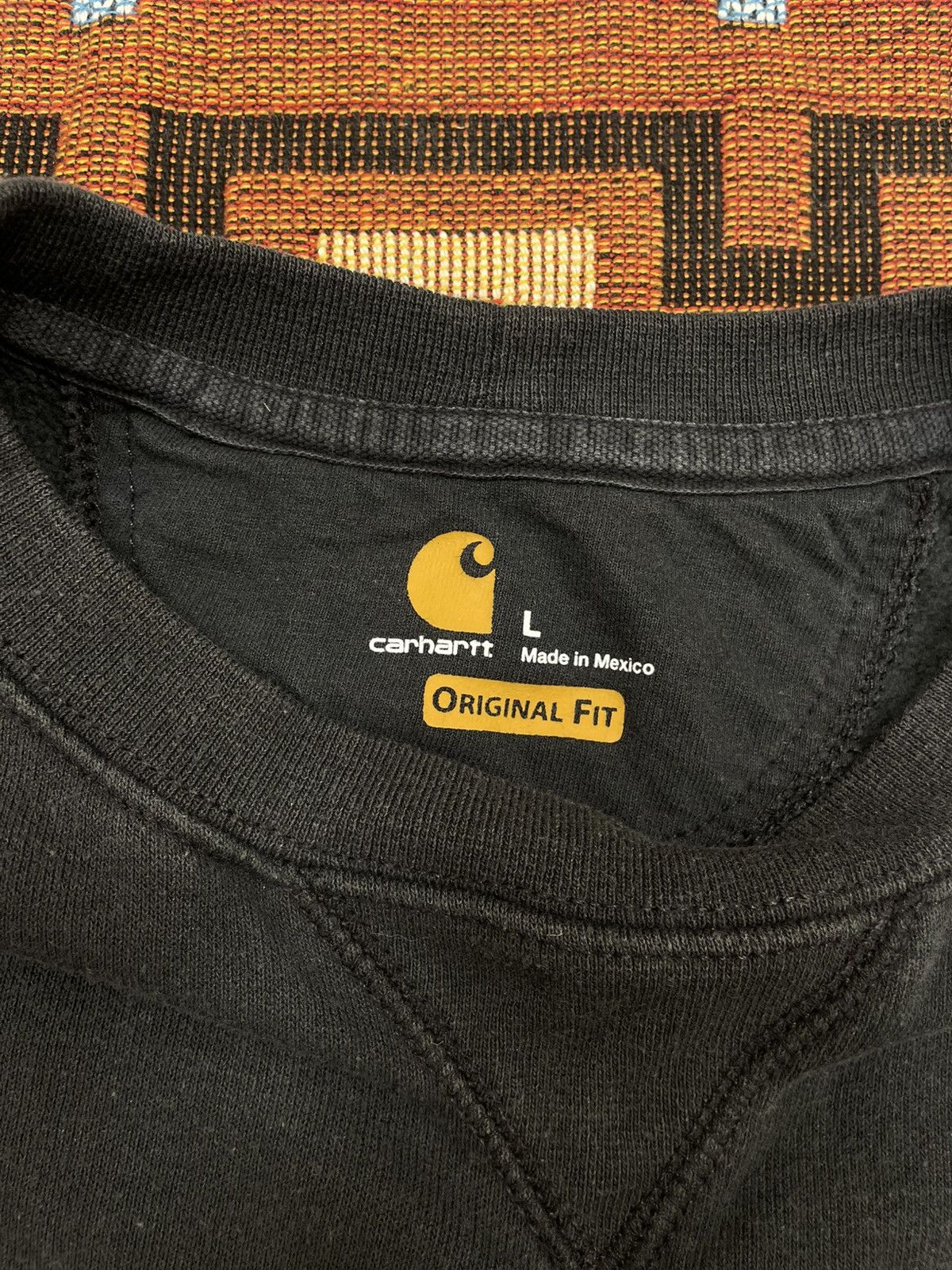 Carhartt × Vintage Carhartt Sweatshirt Small Logo Y2K Fit Size US L / EU 52-54 / 3 - 3 Thumbnail