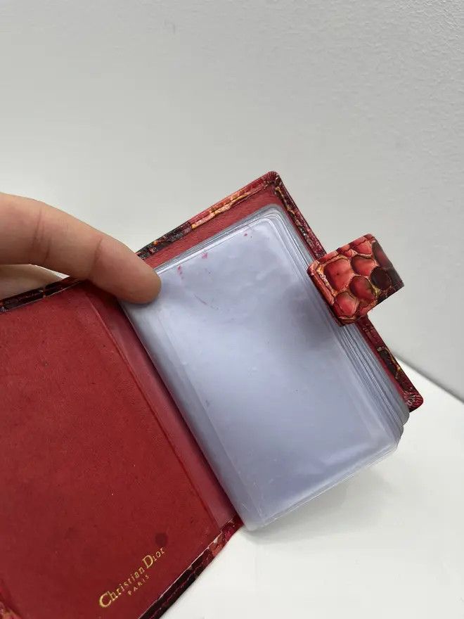 Christian Dior Monsieur Vintage Christian Dior Logo Leather Card Holder Size ONE SIZE - 6 Thumbnail