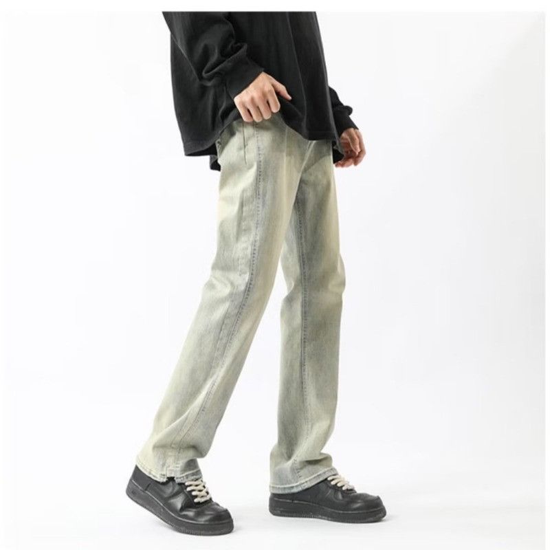 Japanese Brand Retro straight leg loose wide leg jeans Size US 32 / EU 48 - 3 Thumbnail