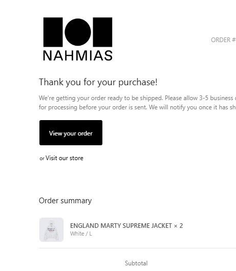 A24 × Nahmias Nahmias x Marty Supreme A24 England Jacket White Size US L / EU 52-54 / 3 - 18 Thumbnail