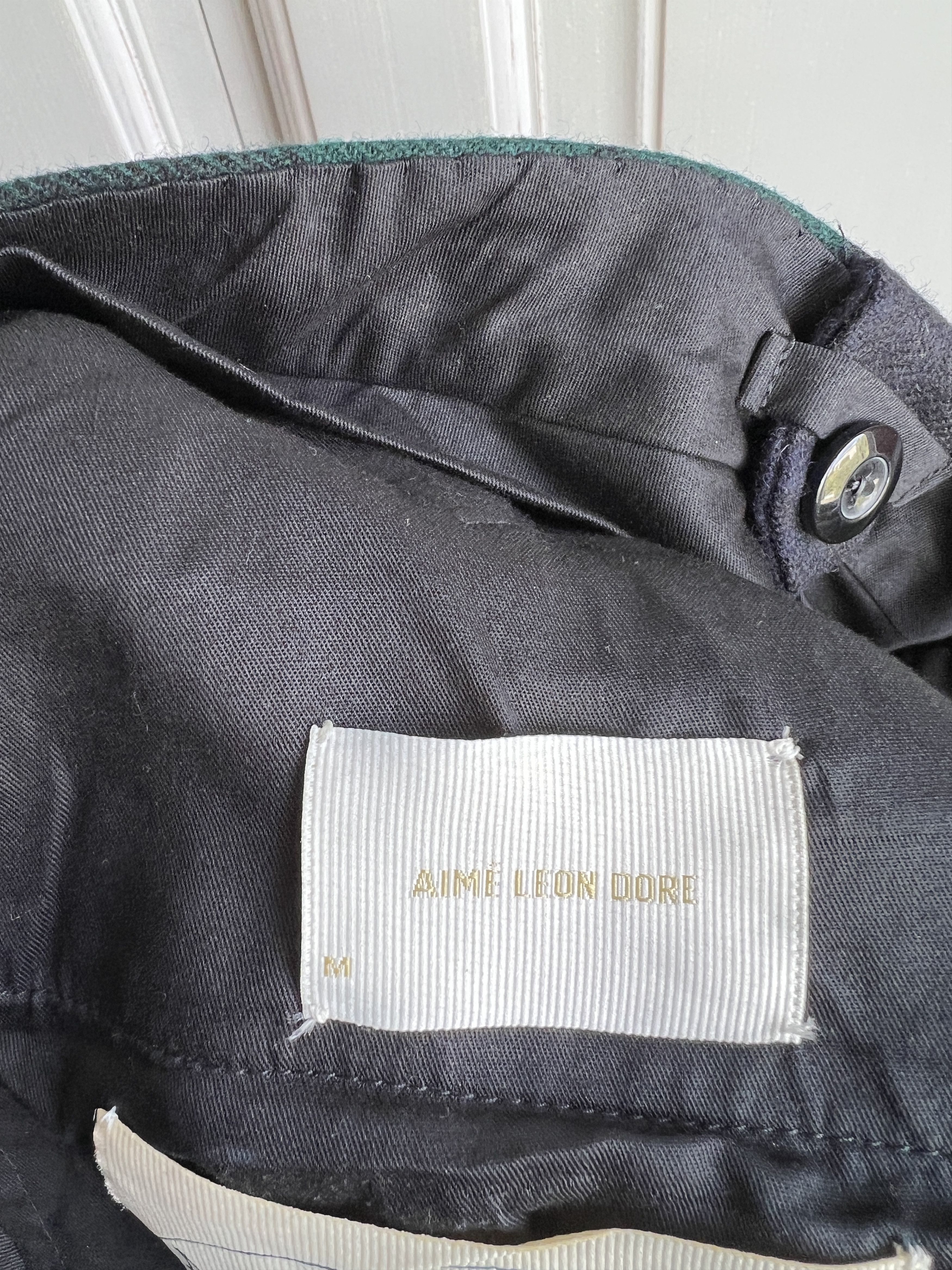 Aime Leon Dore WOOL PLATED TROUSERS MARTIN GREENFIELD Size US 32 / EU 48 - 7 Thumbnail