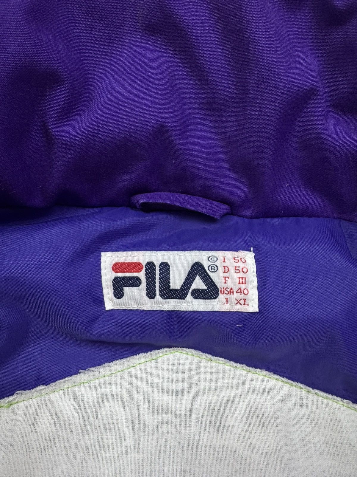 Fila VINTAGE SKI suit multicolour FILA Snowbeach retro jumpsuit Size US 31 - 10 Thumbnail