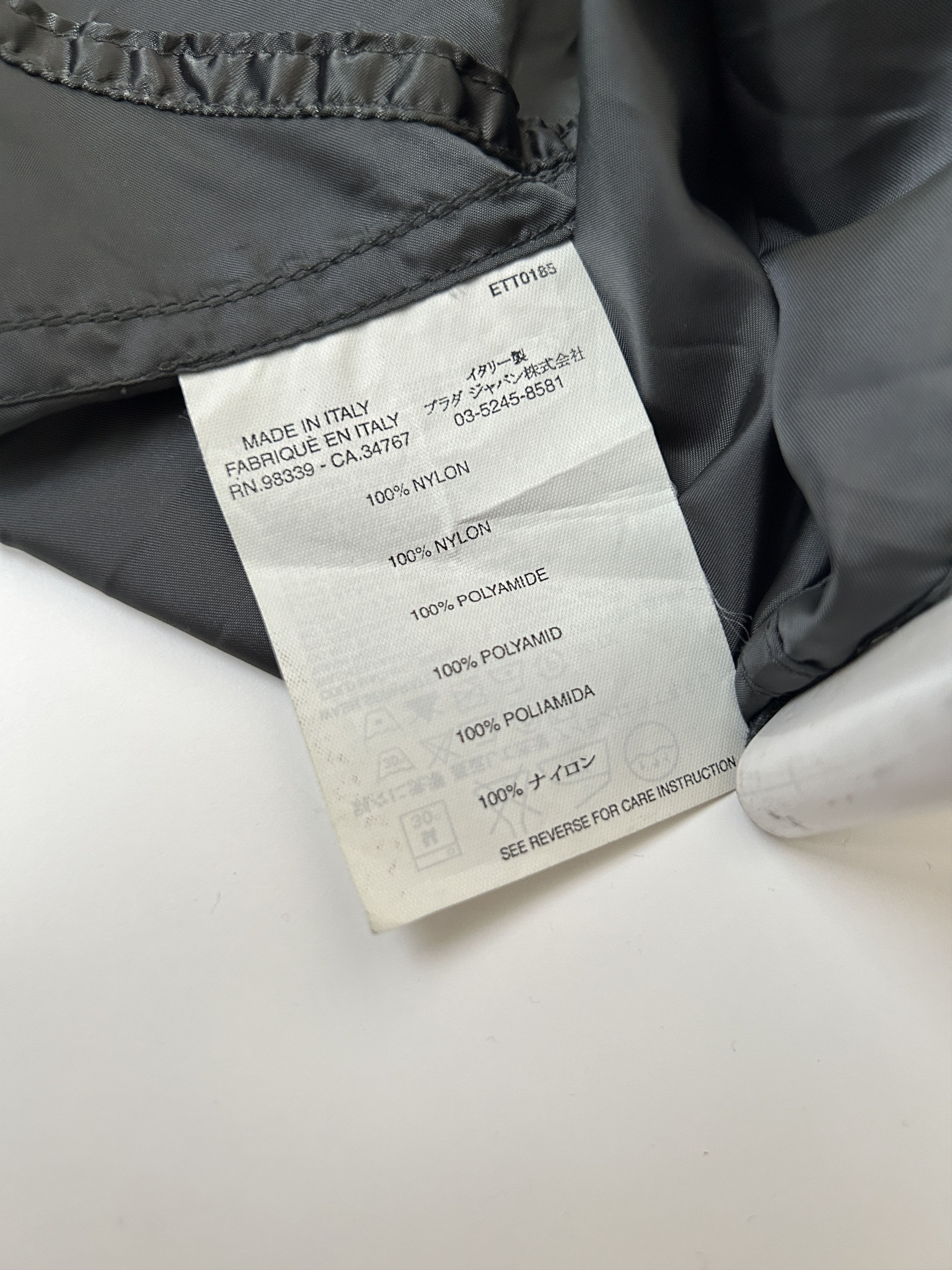 Prada Archive 2002-2005 Prada sport light nylon zip overshirt Size US XL / EU 56 / 4 - 19 Thumbnail