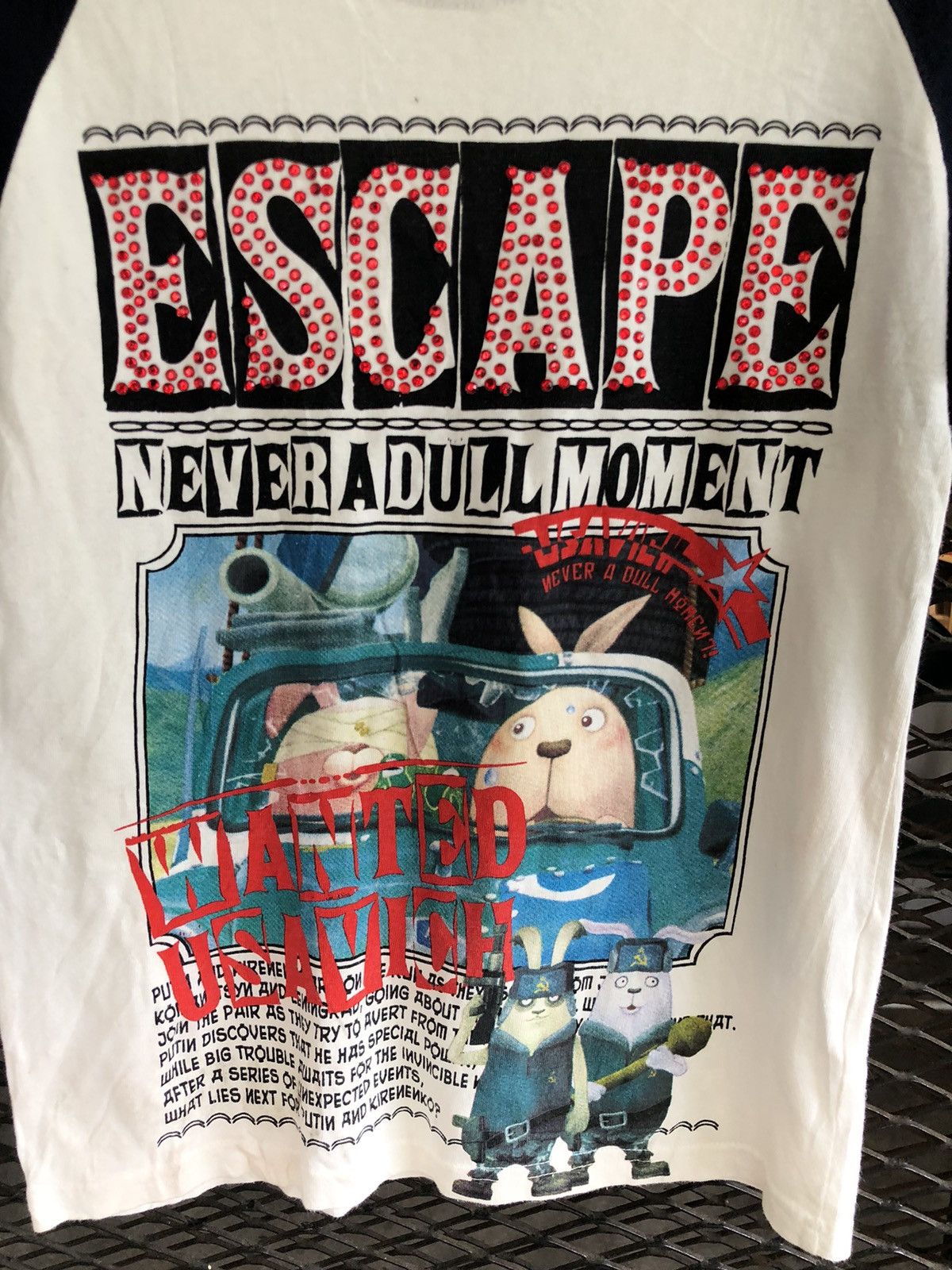 Japanese Brand × Le Grande Bleu (L.G.B.) × Mtv VINTAGE USAVICH ESCAPE NEVER ADULT MOMENT SHIRT Size US M / EU 48-50 / 2 - 3 Thumbnail