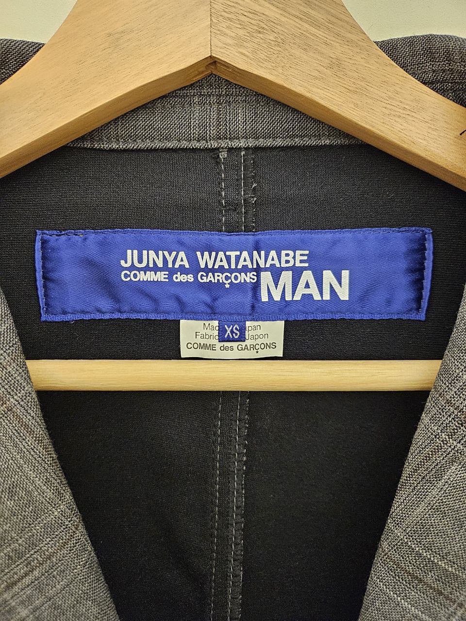 Junya Watanabe Gray Plaid Multi Pocket Cargo Blazer Jacket Size US XS / EU 42 / 0 - 3 Thumbnail