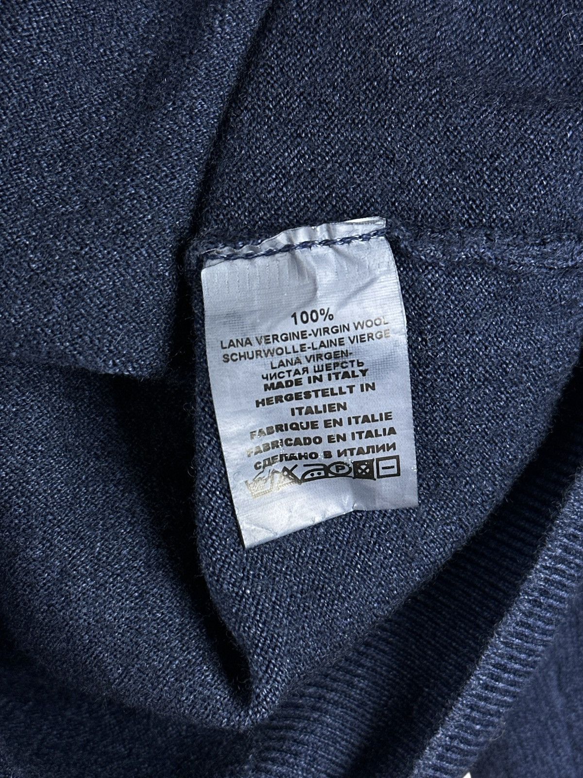 Gran Sasso Vintage Gran Sasso 100% Virgin Wool Knit Sweater Made In IT Size M / US 6-8 / IT 42-44 - 7 Thumbnail