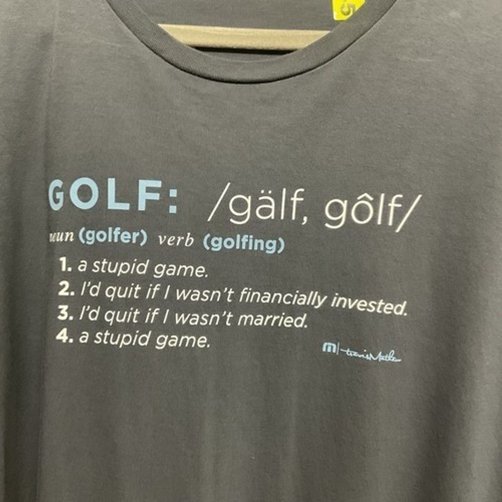 TravisMathew Travis Mathew Definition of Golf Humor T-Shirt Men 2XL Size US XXL / EU 58 / 5 - 4 Thumbnail