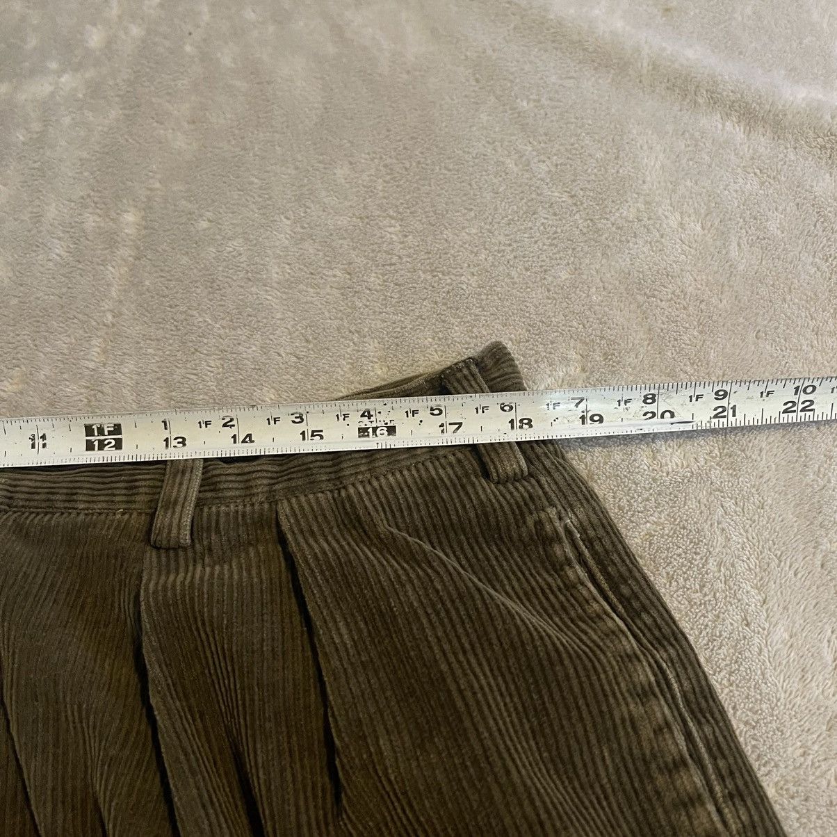 Puritan Vintage 90s Puritan Men Brown Corduroy Pants 38x30 Wide Wale Size US 37 - 5 Thumbnail