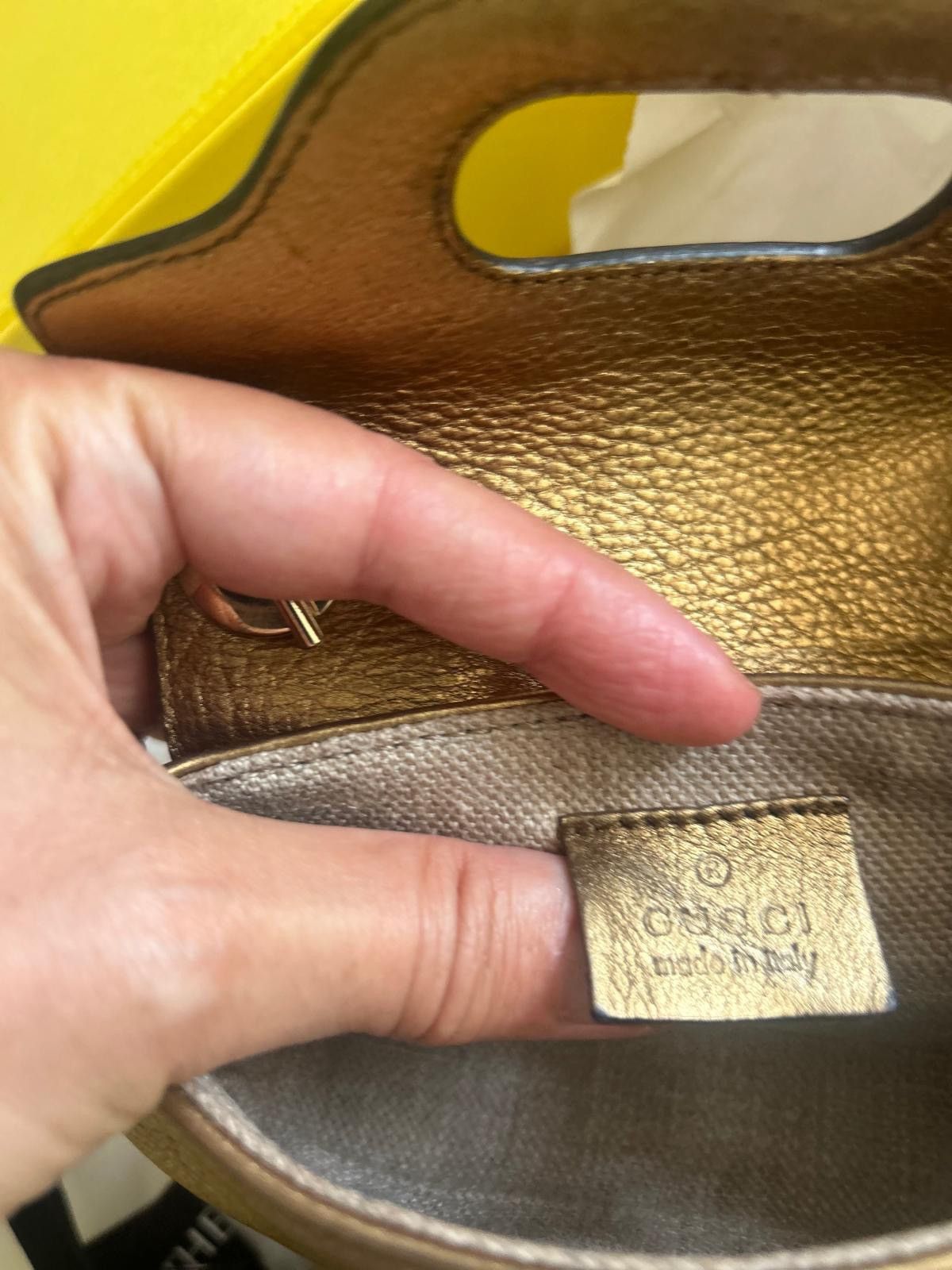 Gucci Vintage bronze pursewiyh swarovskichsin Size ONE SIZE - 17 Thumbnail