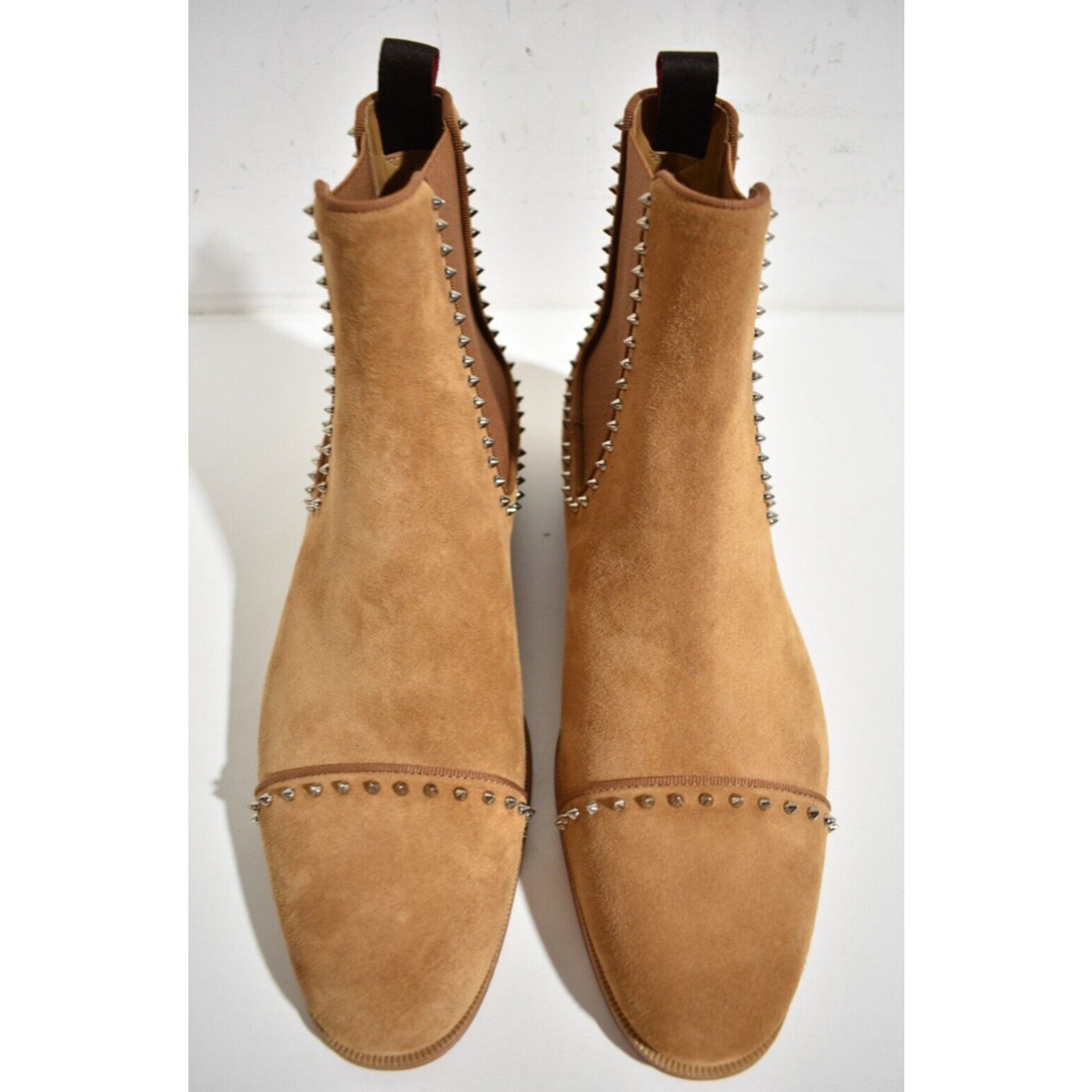 Christian Louboutin Christian Louboutin Flat Brown Suede Spike Boot 42 9 Size US 9 / EU 42 - 7 Thumbnail