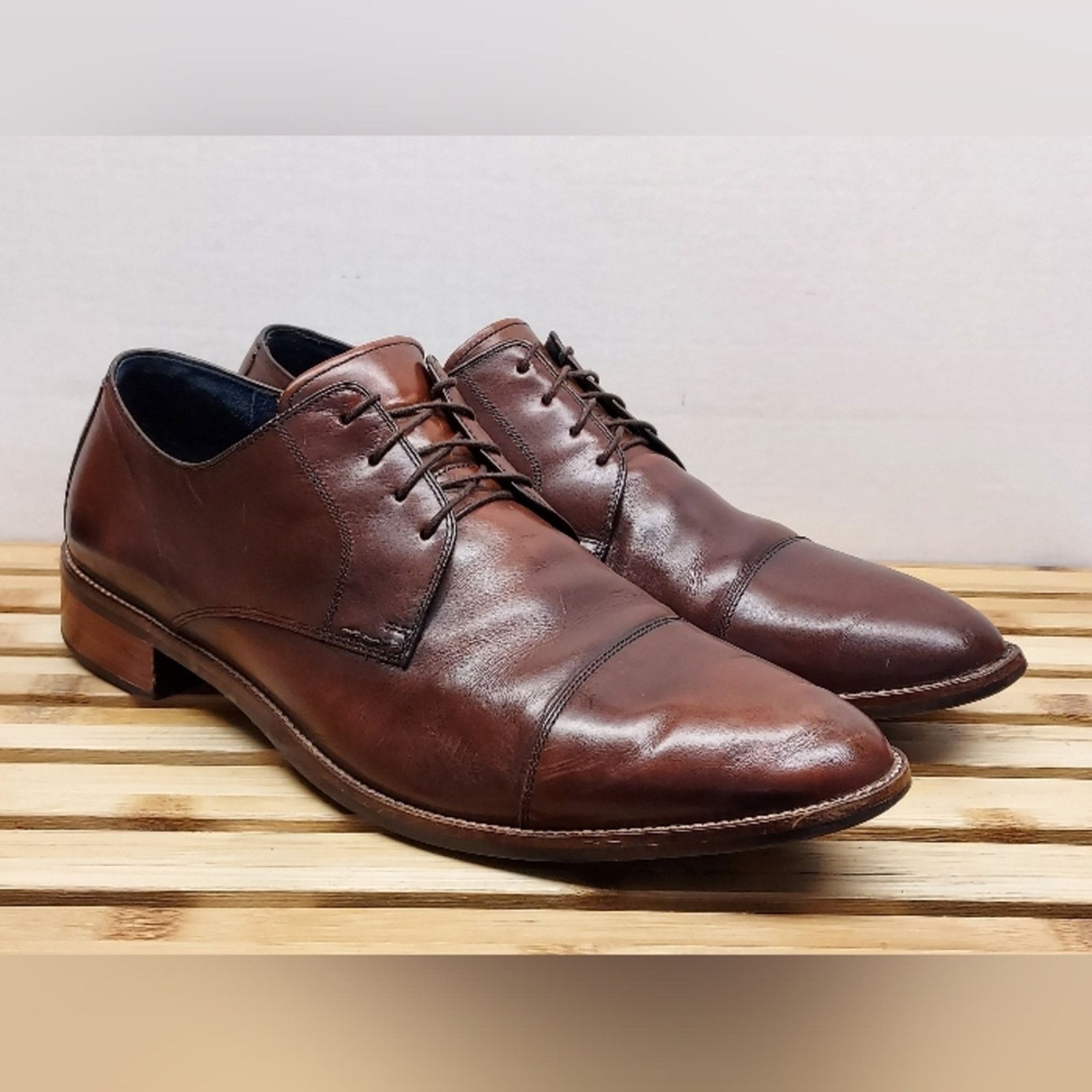 Cole Haan Cole Haan Mens Lenox Hill Cap Oxford Shoes Size 15W Size US 15 / EU 48 - 2 Thumbnail