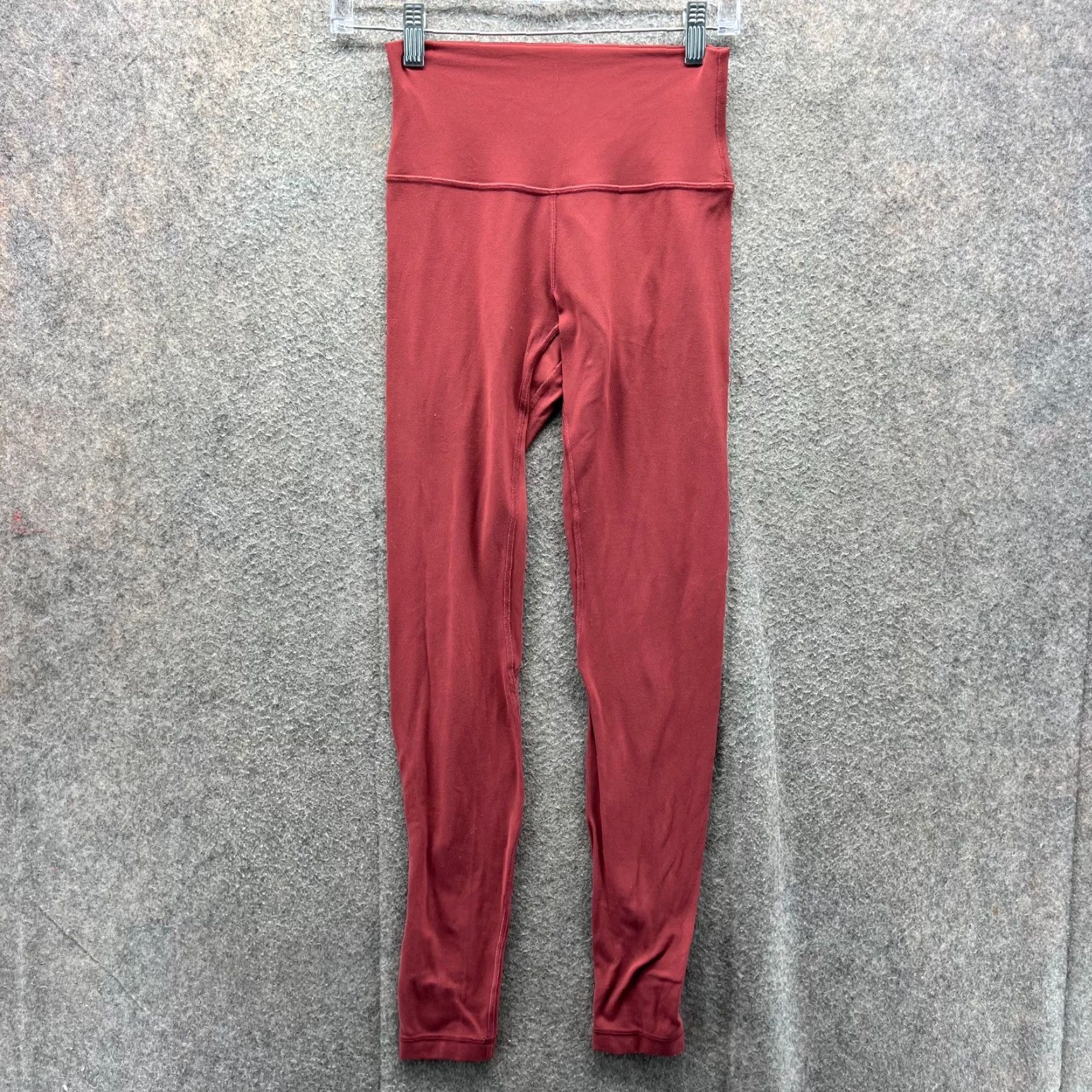 Lululemon Lululemon Leggings Women 4 Red Align High Rise Nulu Fabric Yoga Pants Skinny Inseam 27 Multi-Season Activewear Size 27" / US 4 / IT 40 - 2 Thumbnail