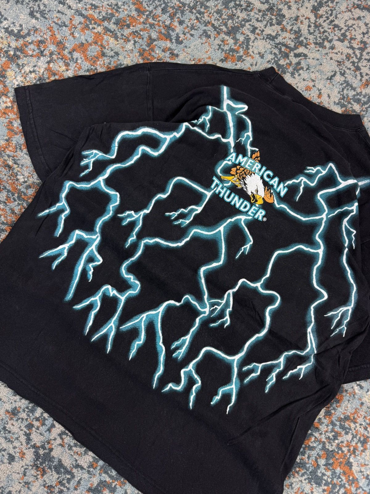 Vintage Vintage 90s American Thunder Cherokee tribe all over print Size US XL / EU 56 / 4 - 6 Thumbnail