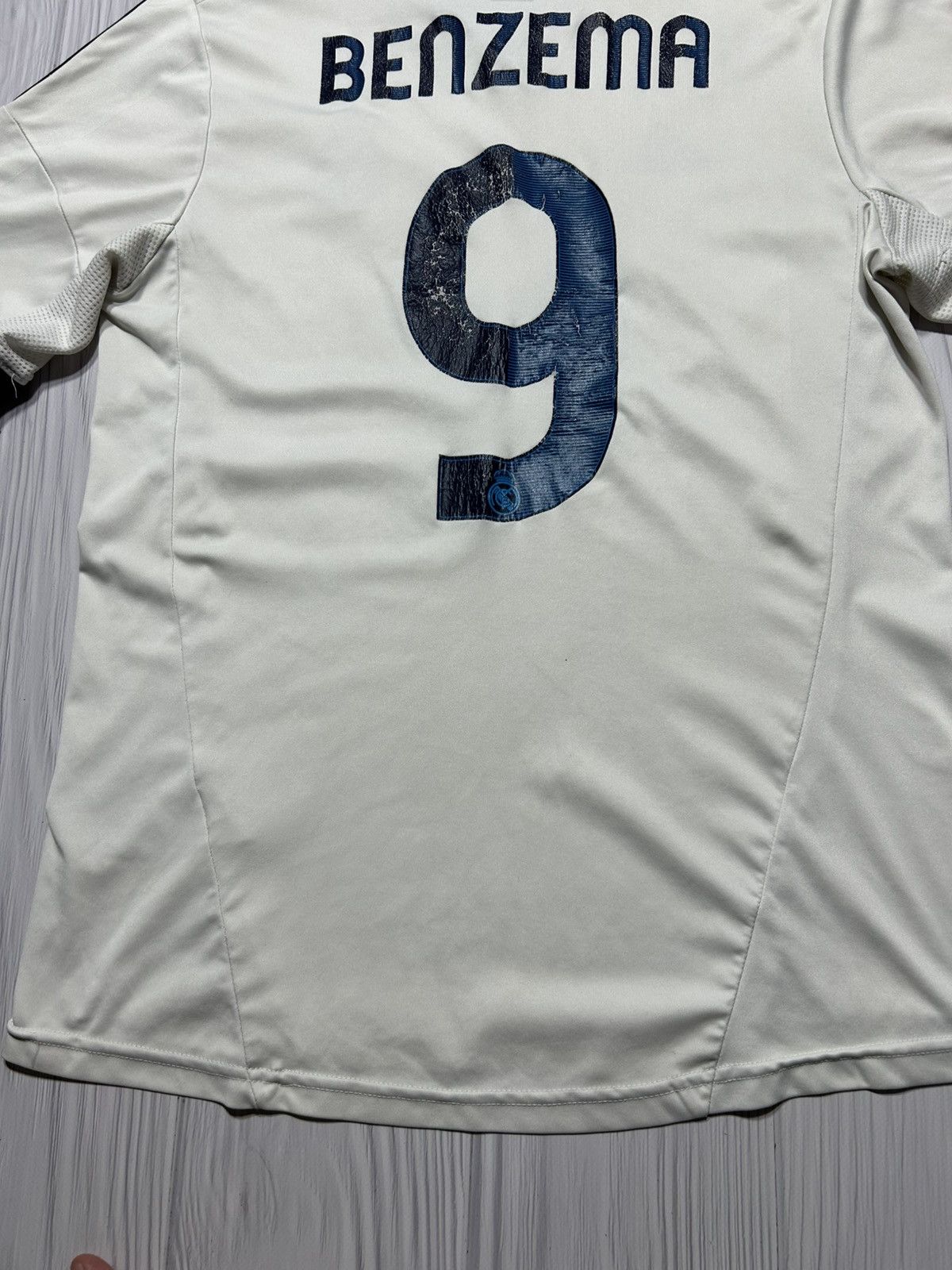 Adidas Real Madrid Benzema #9 Adidas Soccer Jersey Size M Size US M / EU 48-50 / 2 - 16 Thumbnail