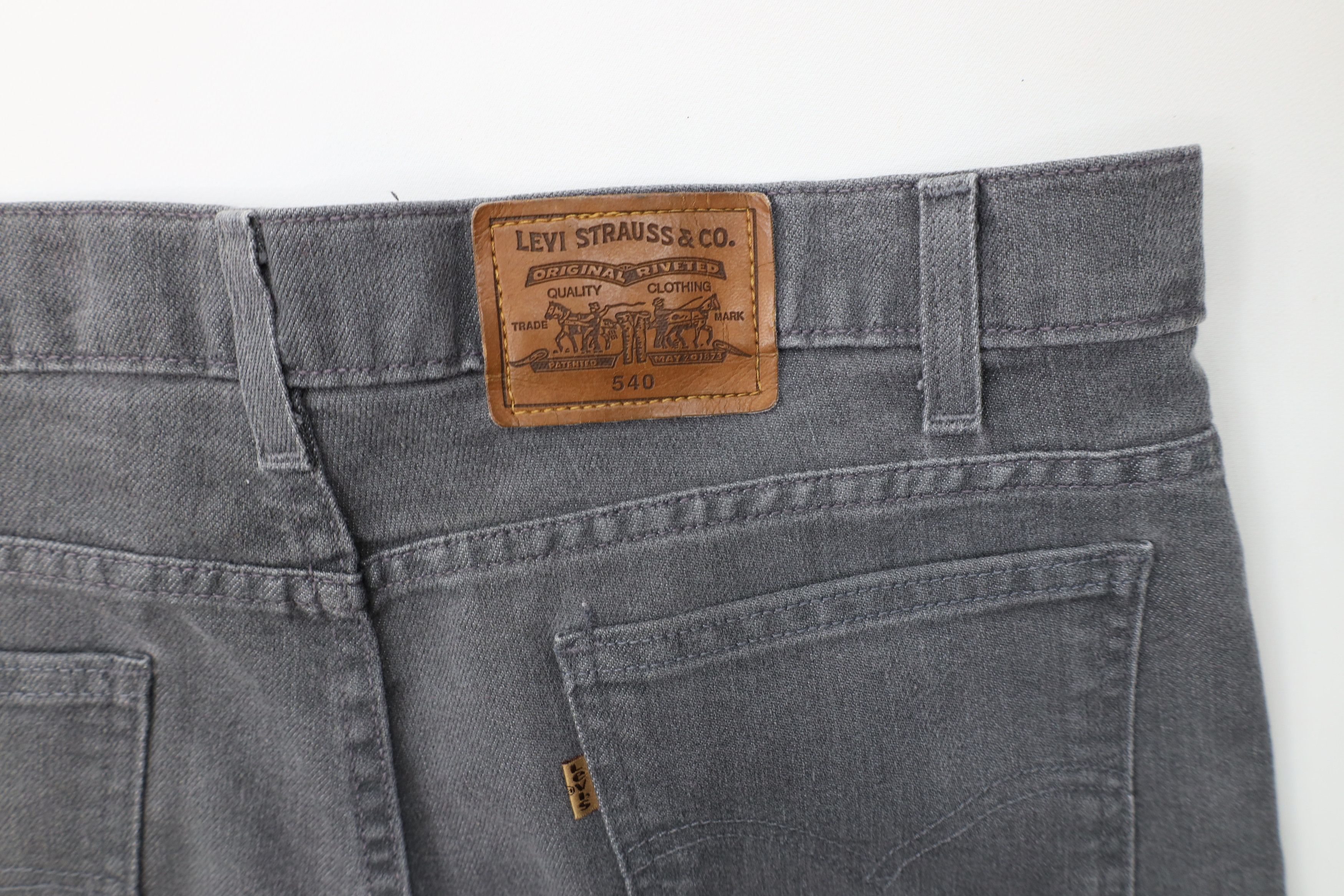 Levi's Vintage 90s Levis 540 Relaxed Fit Denim Jeans Gray USA Size US 36 / EU 52 - 13 Thumbnail