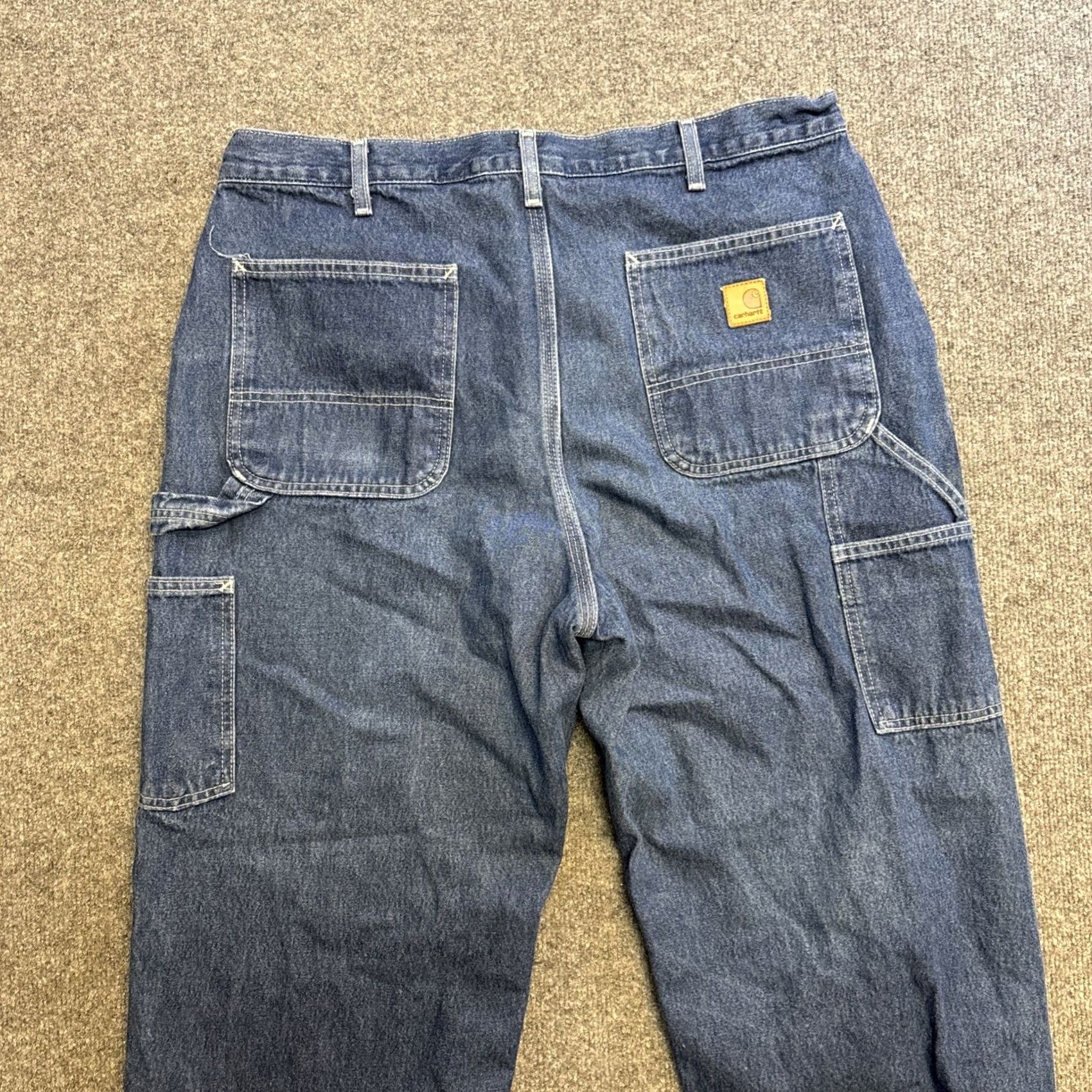 Carhartt Carhartt Jeans Men’s 38x30 Denim Cotton 813-DST Blue Men’s Straight Pockets Regular 30 Inseam Size US 38 / EU 54 - 6 Thumbnail