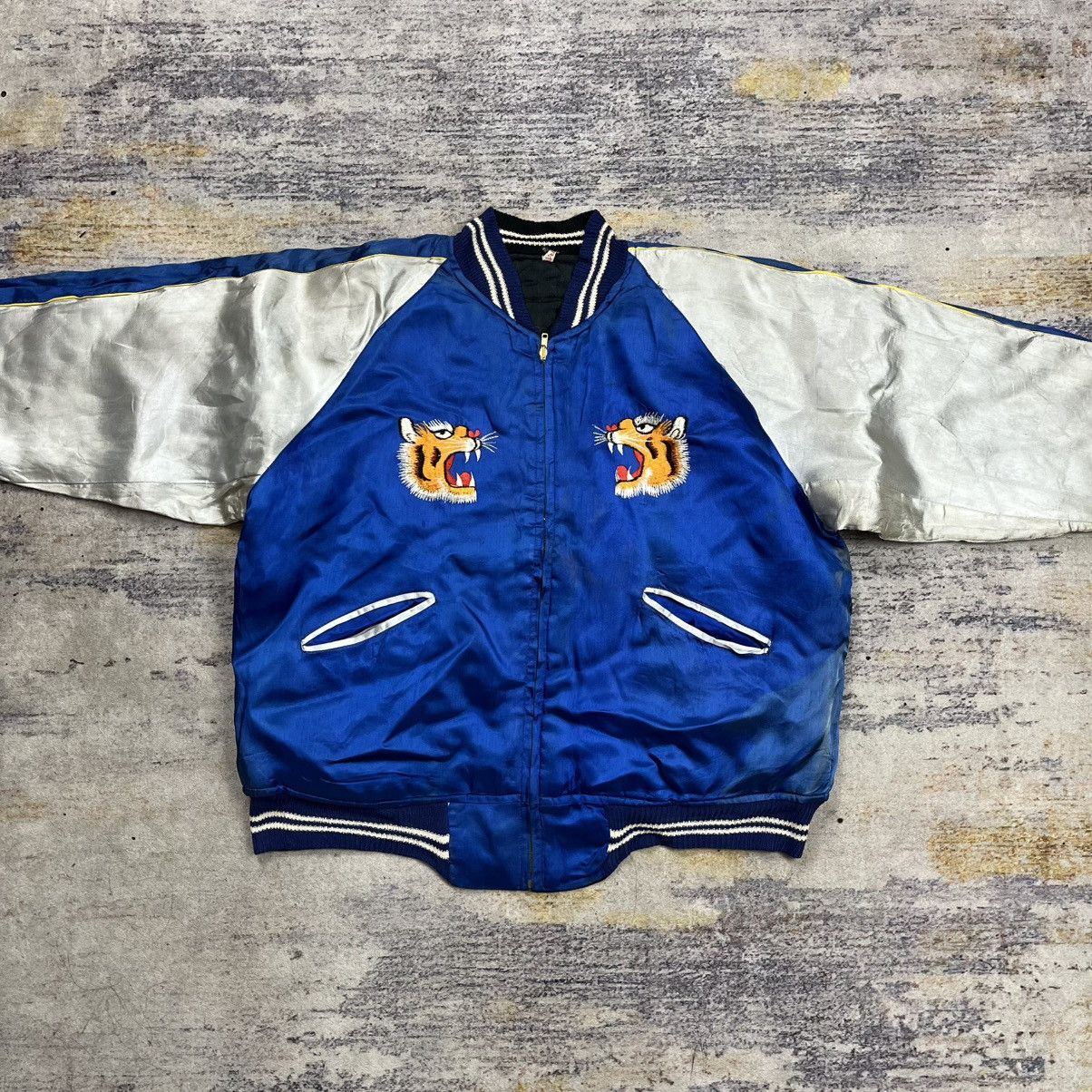 Vintage Vintage 70s / 80s souvenir sukajan reversible jacket japan Size US L / EU 52-54 / 3 - 20 Thumbnail