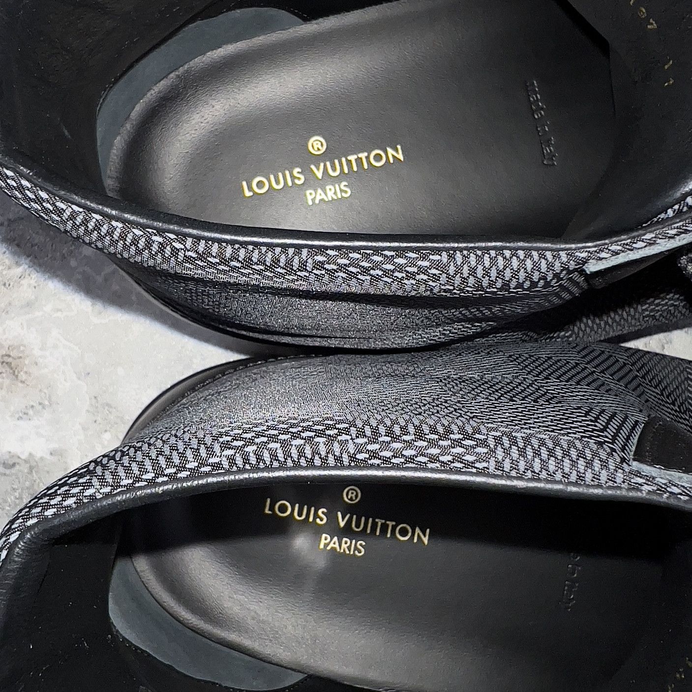 Louis Vuitton Louis Vuitton Offshore Sneakers Damier Black Nylon Size US 12 / EU 45 - 12 Thumbnail