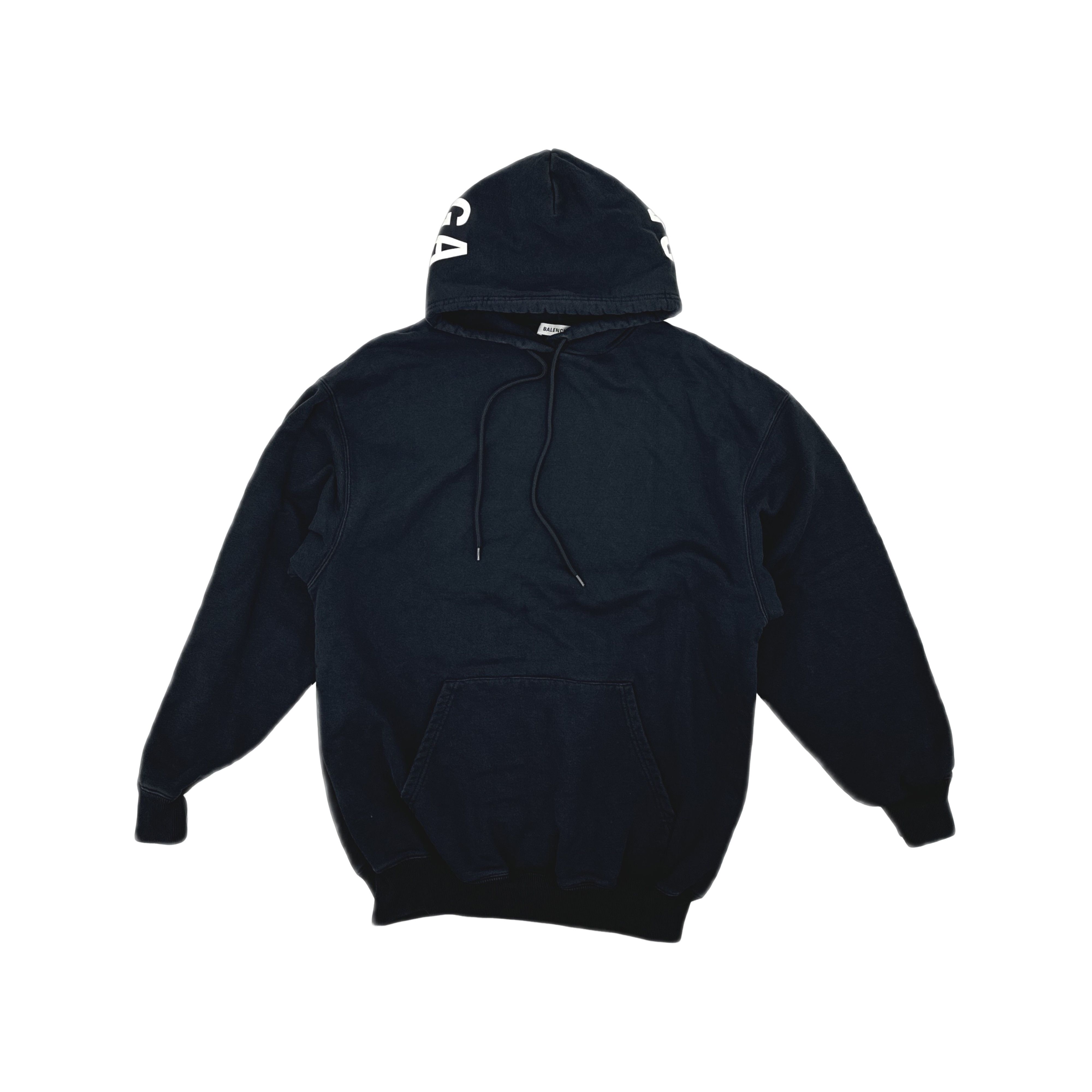 Balenciaga Balenciaga Back Logo Hoodie Size XS Size XS / US 0-2 / IT 36-38 - 1 Thumbnail