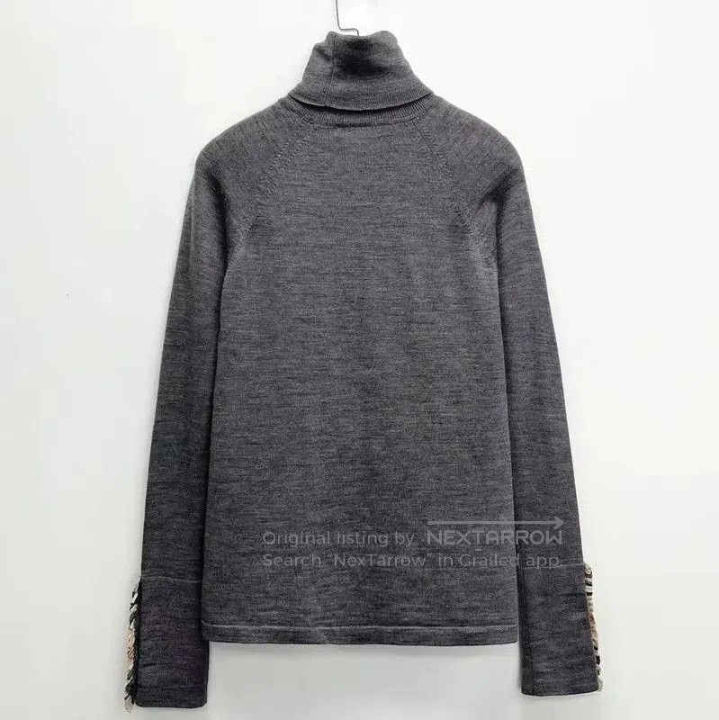 Burberry Burberry Gray Women's Knit Sweater for Spring. Size S / US 4 / IT 40 - 2 Thumbnail