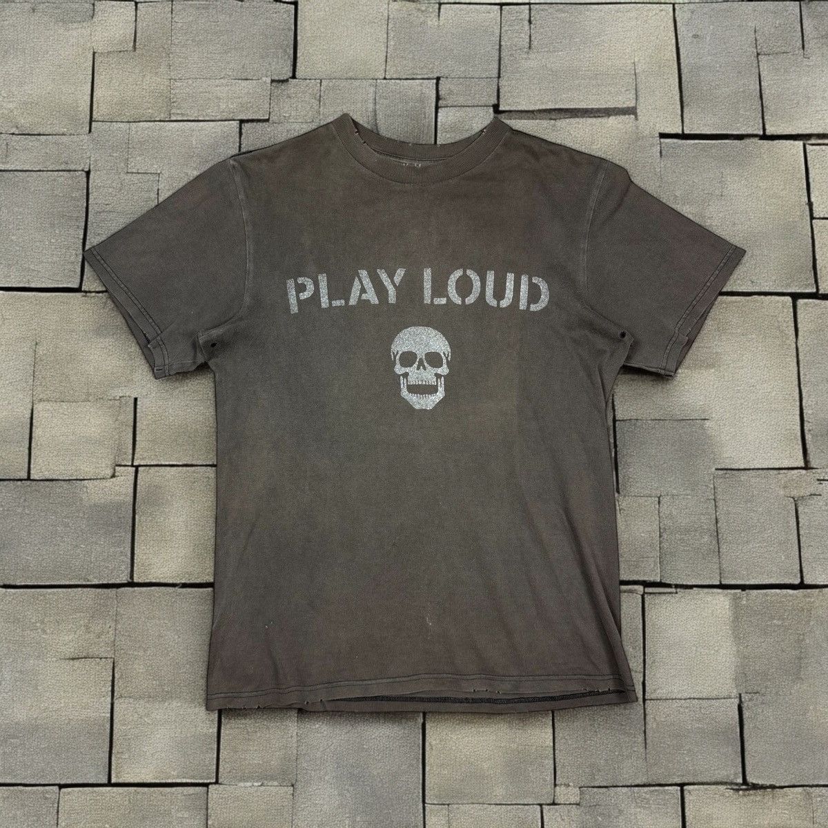 Pre-owned Number N Ine Ss04 Number Nine Play Loud Tee In Brown