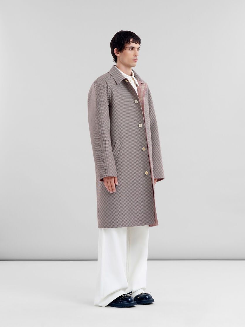 Marni o1w1db11125 Houndstooth-Print Coat in Brown Size US M / EU 48-50 / 2 - 6 Thumbnail