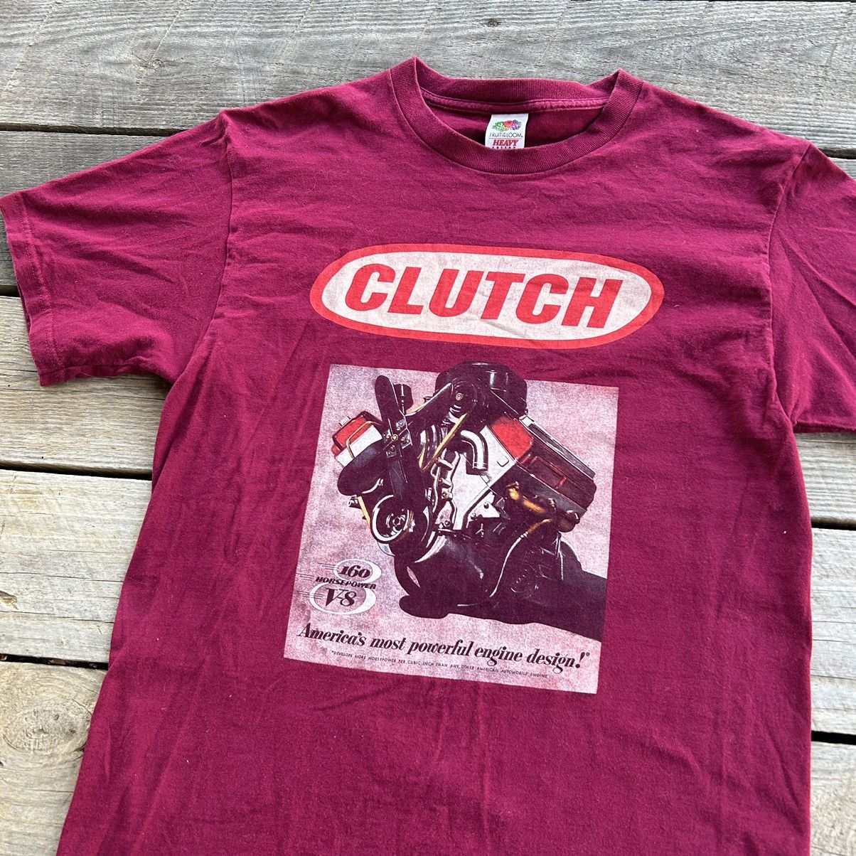 Band Tees Vintage 2002 Clutch Band T Shirt V8 Engine Maroon Size US L / EU 52-54 / 3 - 2 Thumbnail