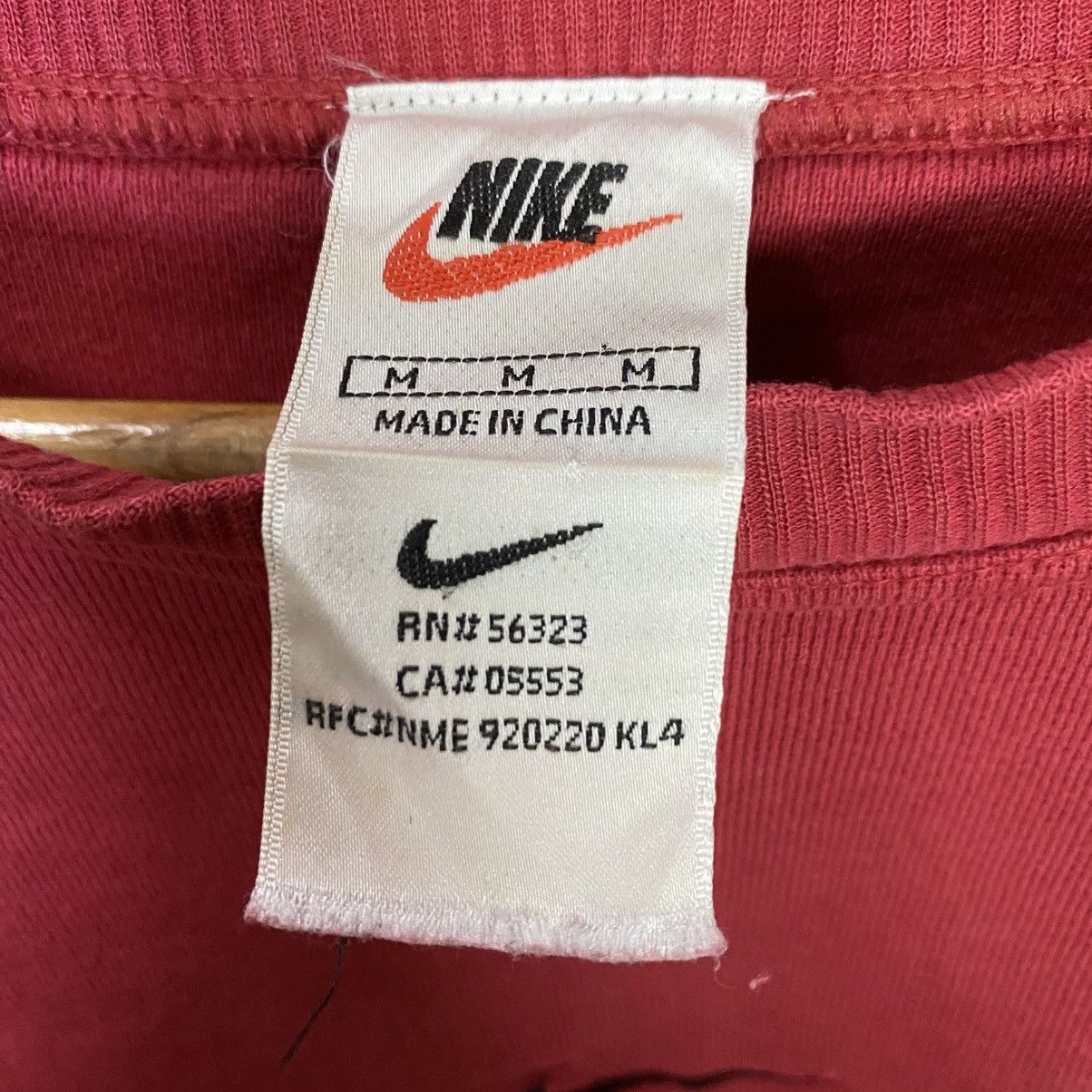 Nike Vintage 90s NIKE Center Swoosh Boxy Sweatshirt Size US S / EU 44-46 / 1 - 4 Thumbnail