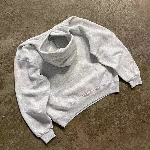 Japanese Brand Mizuhara x Chi Loose Hemp Grey Hooded Sweatshirt Size US M / EU 48-50 / 2 - 2 Thumbnail