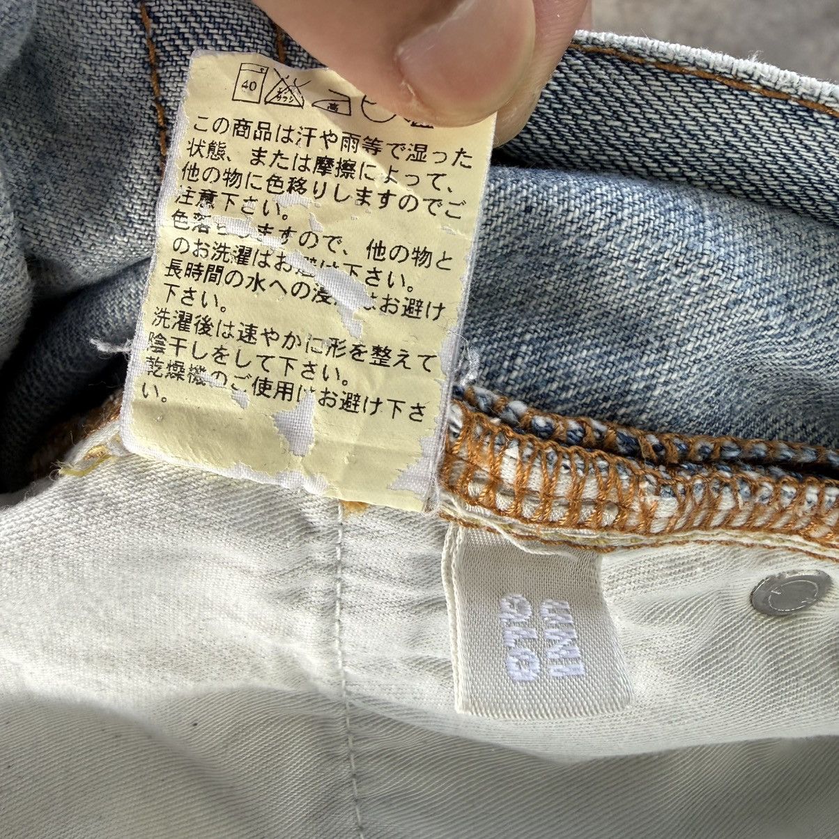 Japanese Brand W30 Vintage Japanese S003 Faded Ripped Denim Jean Pant Size US 30 / EU 46 - 13 Thumbnail