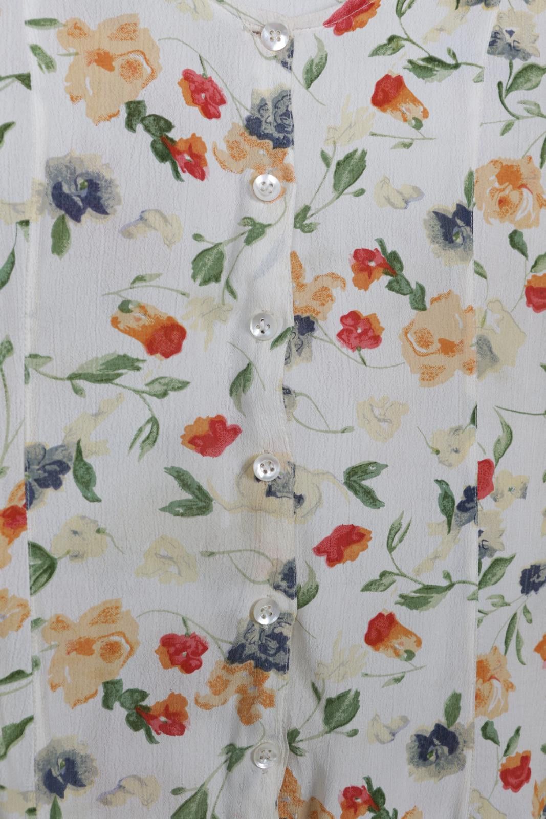 Other 00's Caribbean Pacific Floral Graphic Blouse Size M / US 6-8 / IT 42-44 - 3 Thumbnail