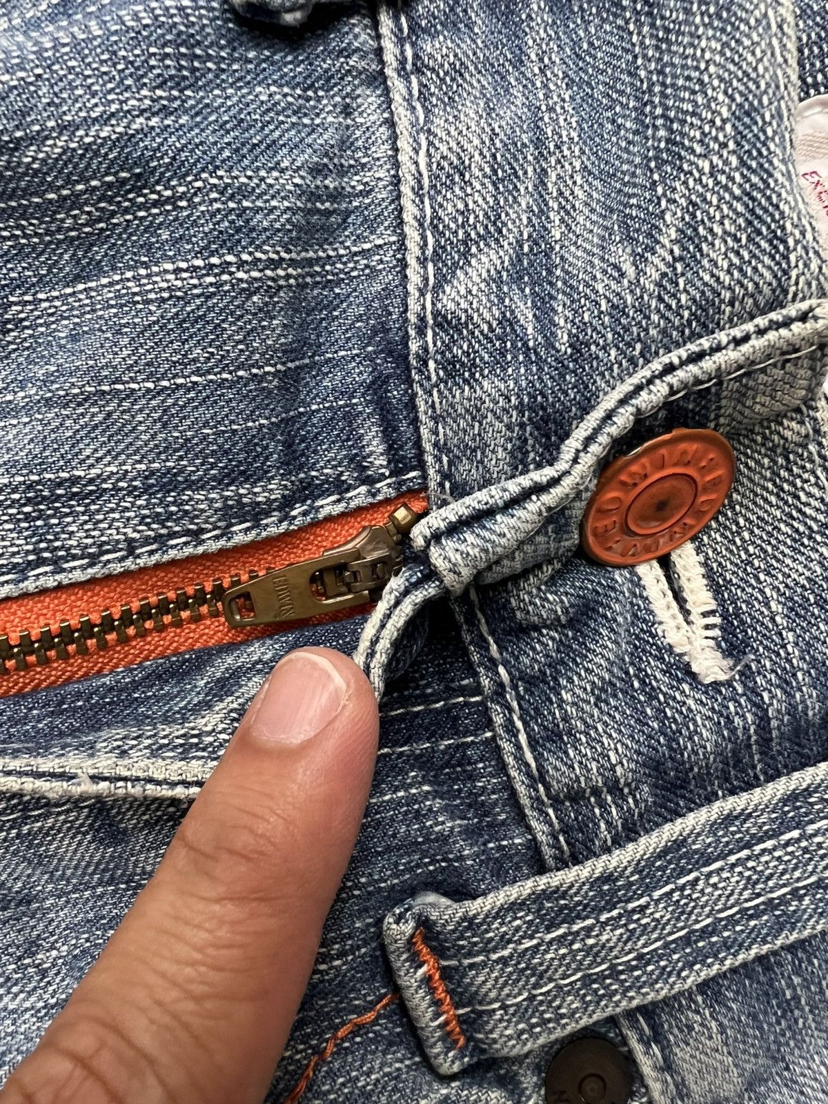 Edwin Vintage Edwin Exclusive Vintage Light Wash Jean Size US 31 - 12 Thumbnail