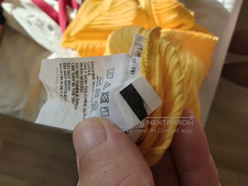 Issey Miyake Issey Miyake Yellow Short Sleeve T-shirt Size M / US 6-8 / IT 42-44 - 3 Thumbnail