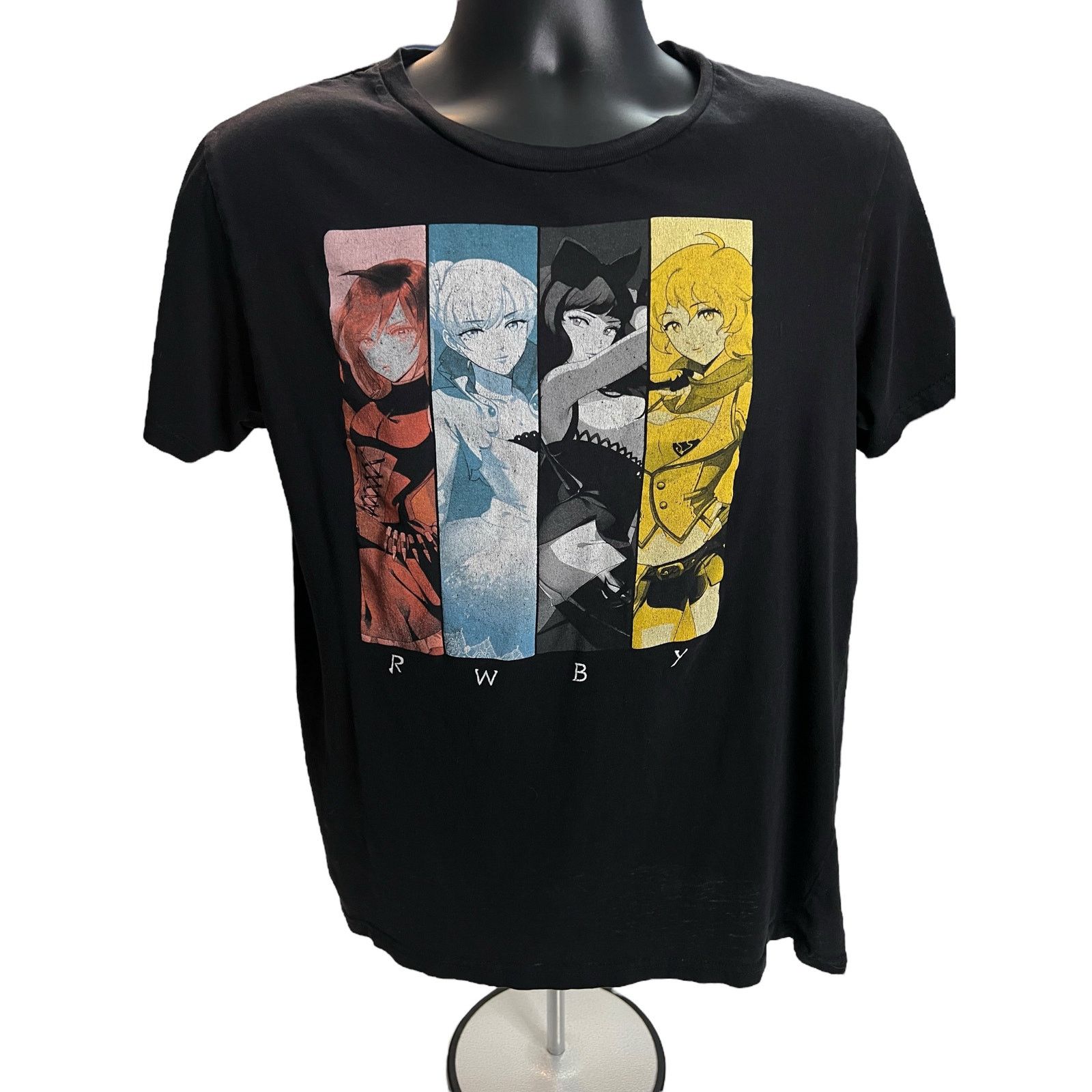 Other RWBY Anime Black T-Shirt - Ruby, Weiss, Blake, Yang -Medium Size US M / EU 48-50 / 2 - 1 Thumbnail