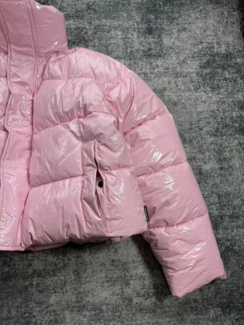 Balenciaga Balenciaga Pink glossy down jacket Size M / US 6-8 / IT 42-44 - 4 Thumbnail