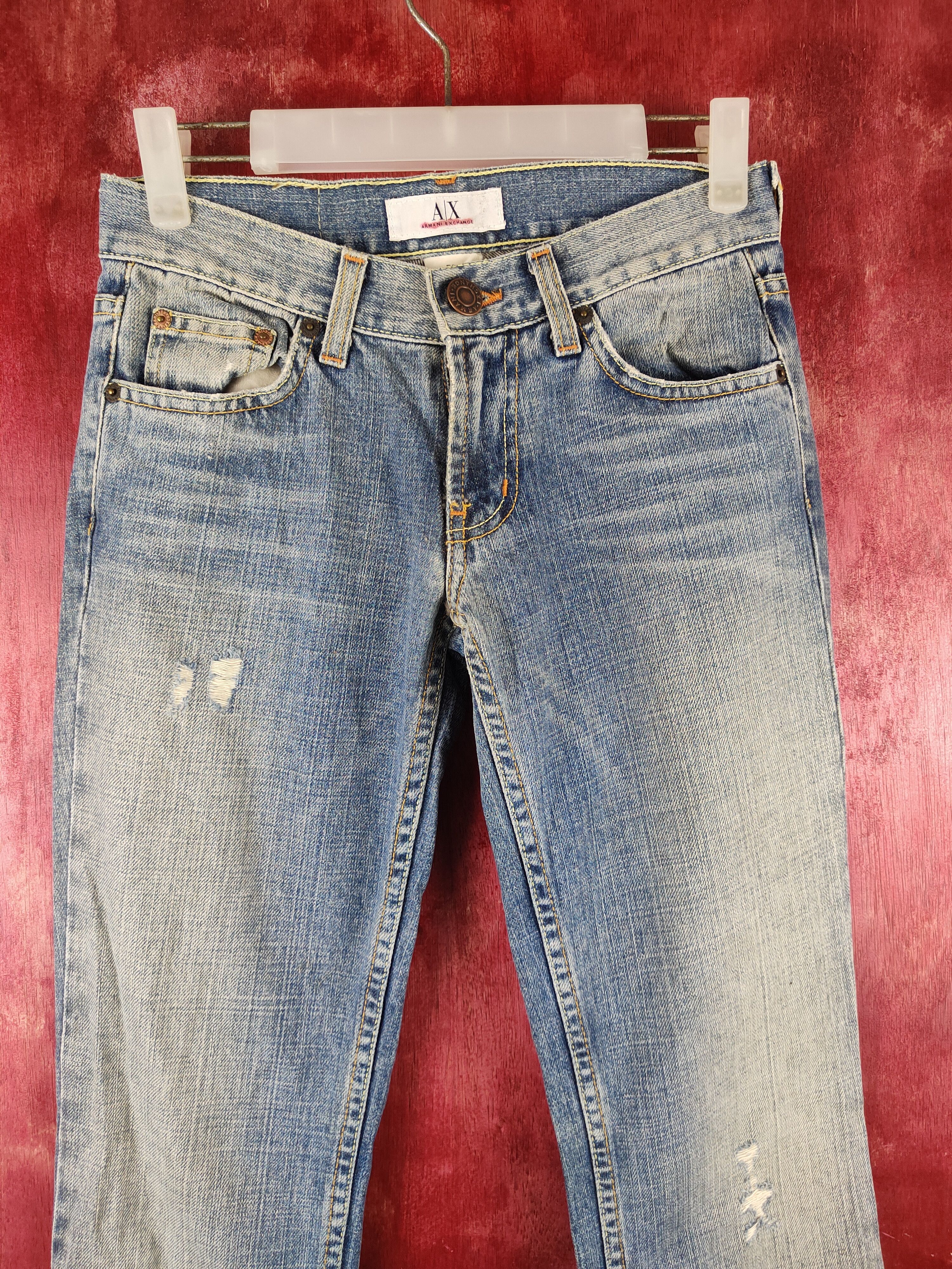 Armani Exchange Vintage Armani Exchange Distressed Denim jean pants N#S37 Size US 28 / EU 44 - 2 Thumbnail