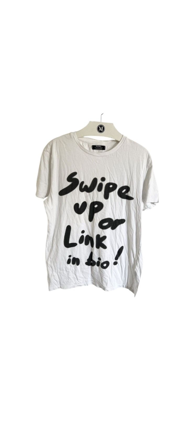 Japanese Brand Slogan T-Shirt tshirt fun joke like y2k 2000s Size S / US 4 / IT 40 - 1 Thumbnail