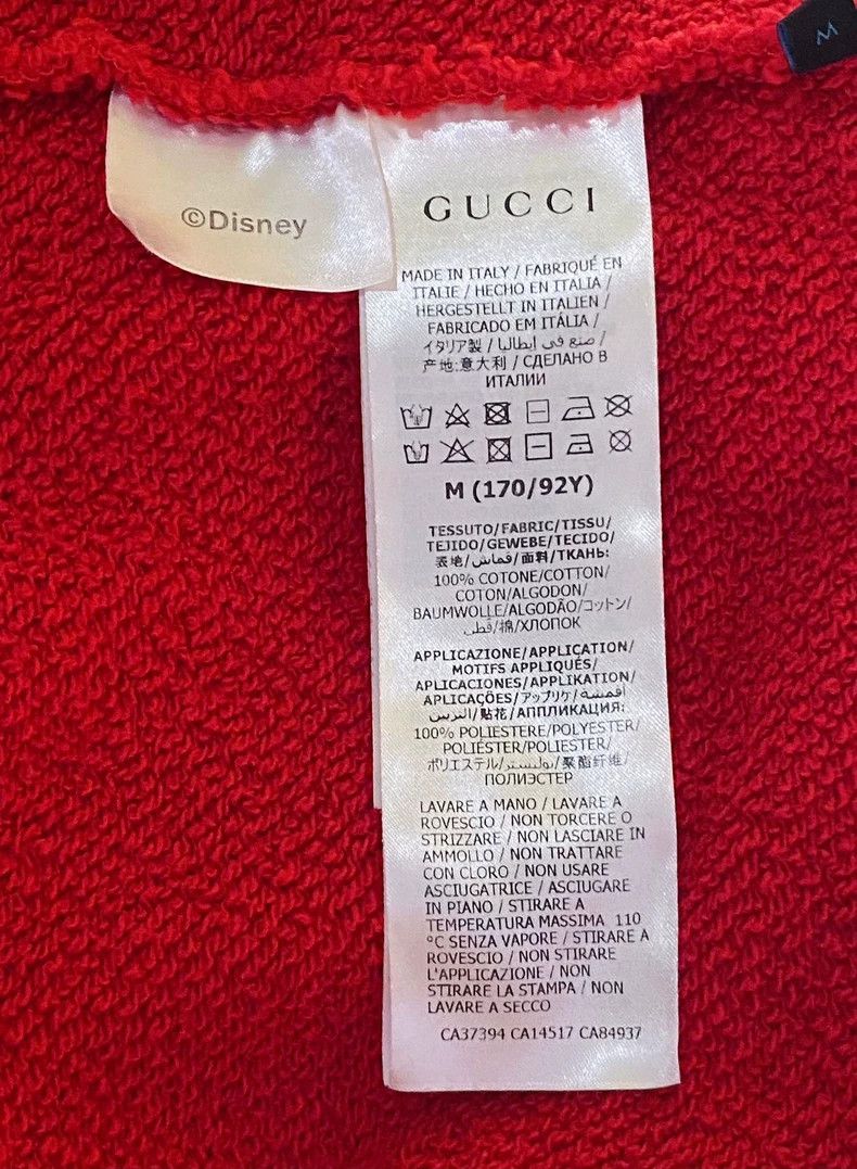 Gucci Gucci Red co-branded Donald Duck printed sweatshirt 2502-Ne Size US M / EU 48-50 / 2 - 6 Thumbnail