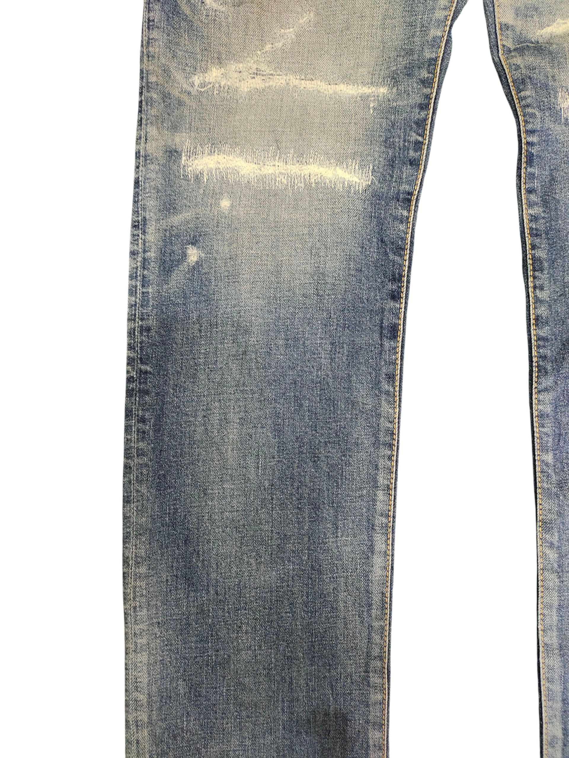Undercover Edwin ED03 Scab Boro Stitching Distress Denim Jeans Size US 29 - 4 Thumbnail