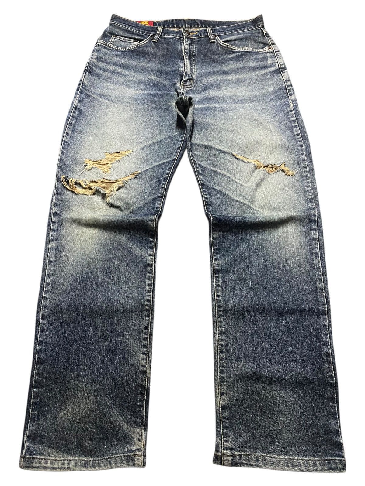 Junya Watanabe Vintage Japanese Brand Edwin Us Classic Distressed Jeans Size US 34 / EU 50 - 1 Thumbnail