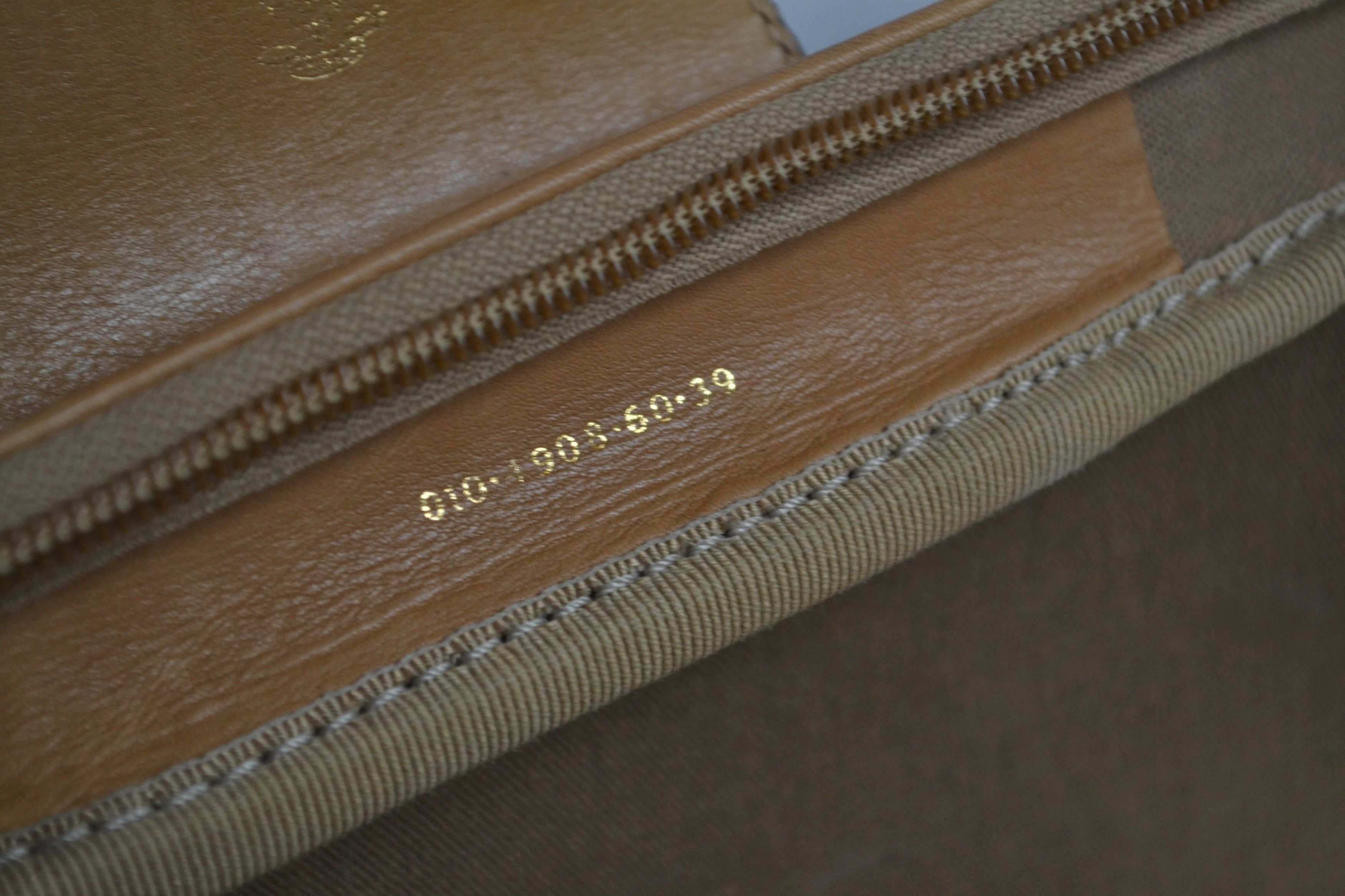 Gucci GUCCI Luggage Bag Monogram GG Logo Suitcase Brown Leather Size ONE SIZE - 11 Thumbnail