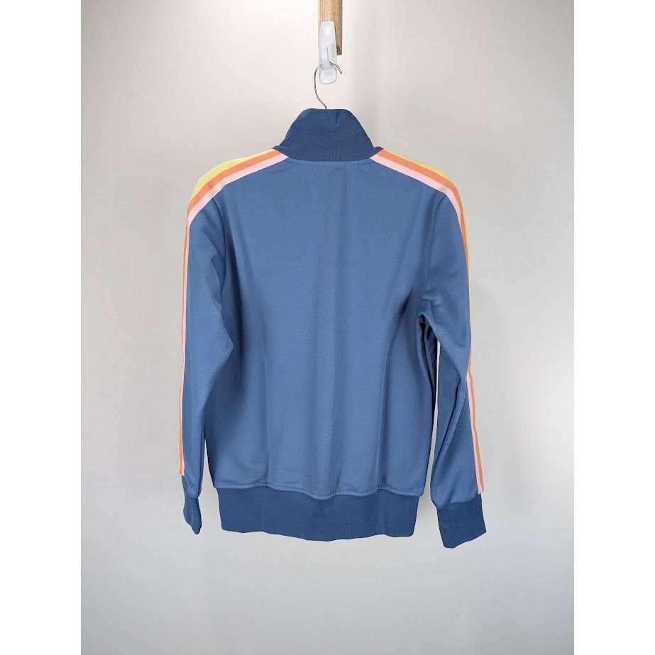 Palm Angels o1rshd1 Rainbow Classic Track Jacket in Blue White Size US M / EU 48-50 / 2 - 12 Thumbnail