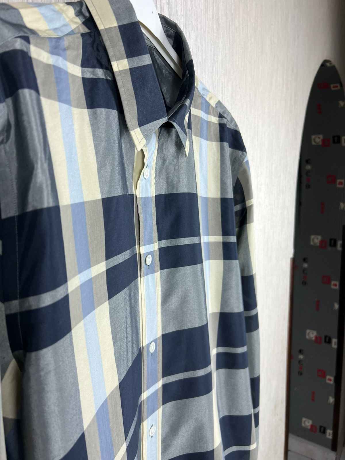 Acne Studios Acne Studios classic fit Jeffrey Mul Ch PSS16 checked shirt Size US L / EU 52-54 / 3 - 7 Thumbnail