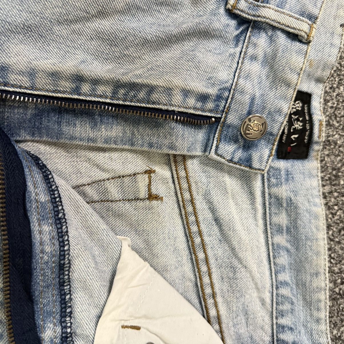 Tornado Mart 🔥🇯🇵 Japanese Vintage 90s Distressed Denim Blueway Flared Size US 31 - 13 Thumbnail