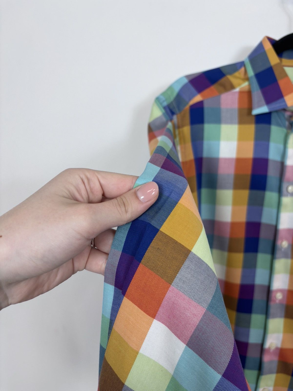 Eton Eton Men’s Slim Fit Multicolor Check Long Sleeve Shirt Size US M / EU 48-50 / 2 - 14 Thumbnail