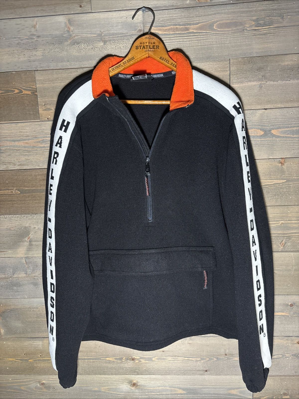 Harley Davidson Vintage Harley Davidson half zip men’s pullover fleece. Size US L / EU 52-54 / 3 - 1 Thumbnail