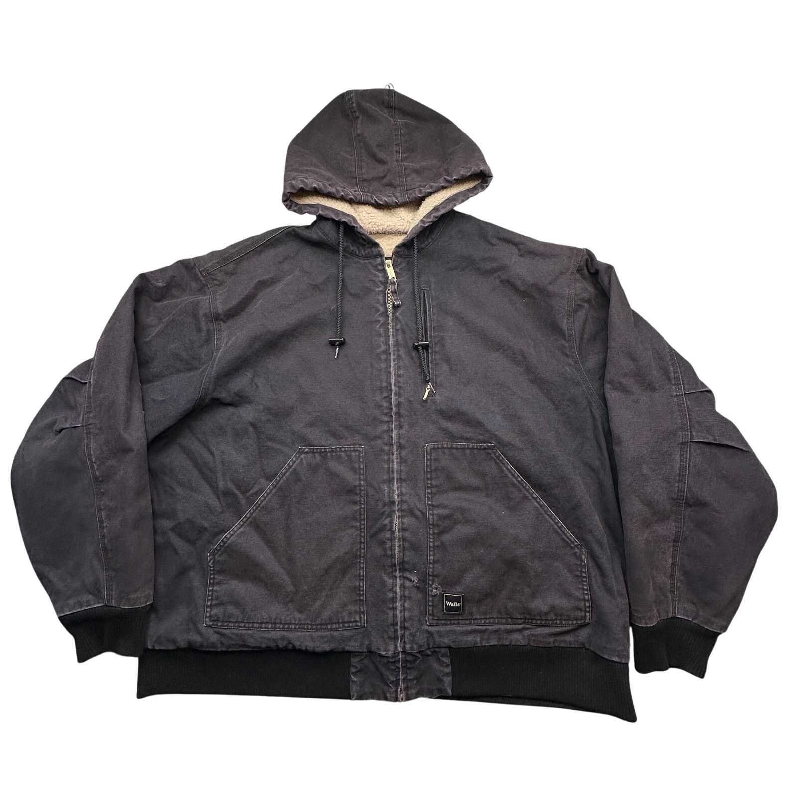 Walls Walls Duck Canvas Sherpa Fleece Lined Full Zip Jacket 2XL Size US XXL / EU 58 / 5 - 1 Thumbnail