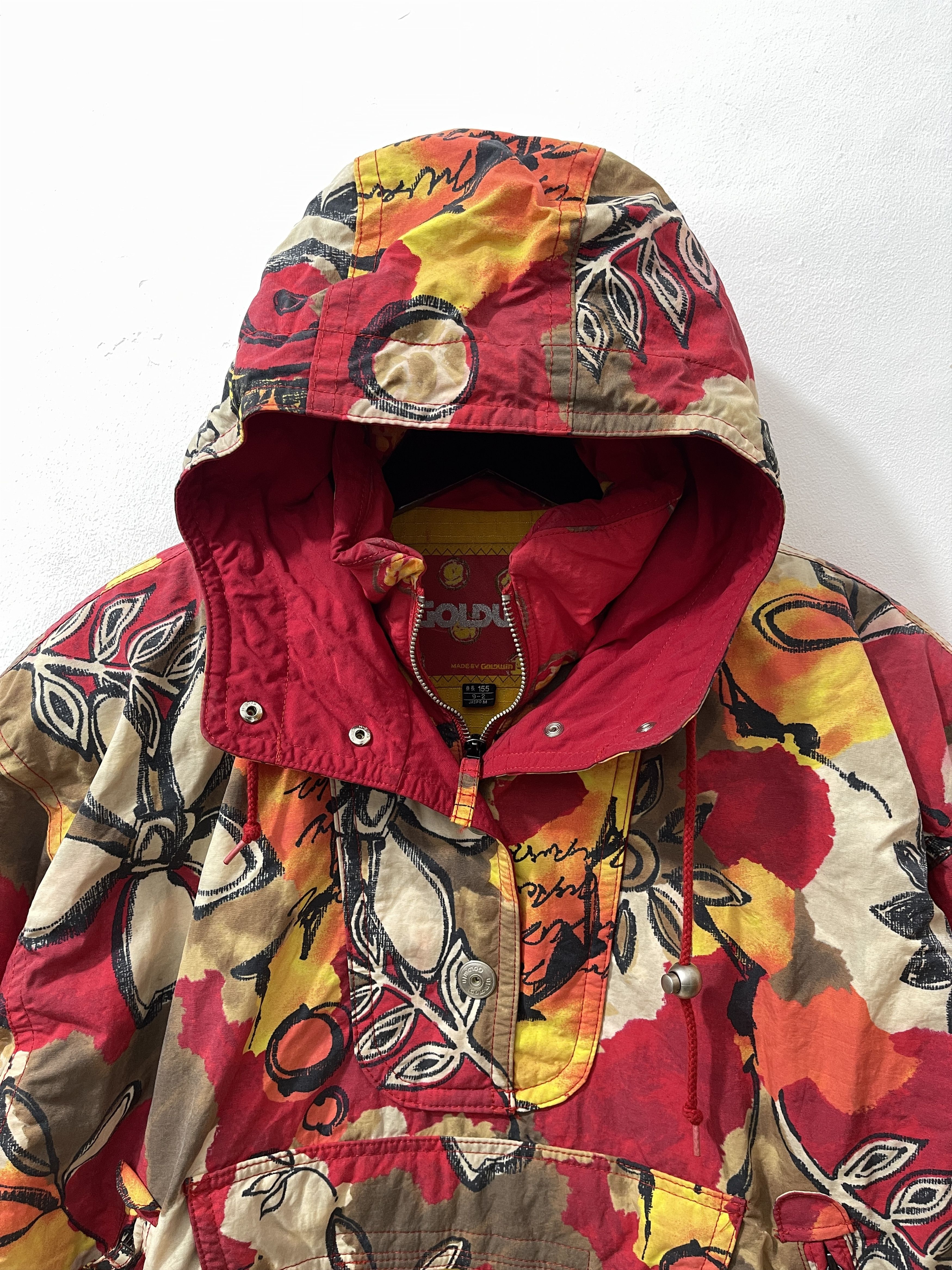 Ellesse × Goldwin Vintage Goldwin Japan Archive AOP Flower Art Y2k Ski Jacket Size US M / EU 48-50 / 2 - 4 Thumbnail