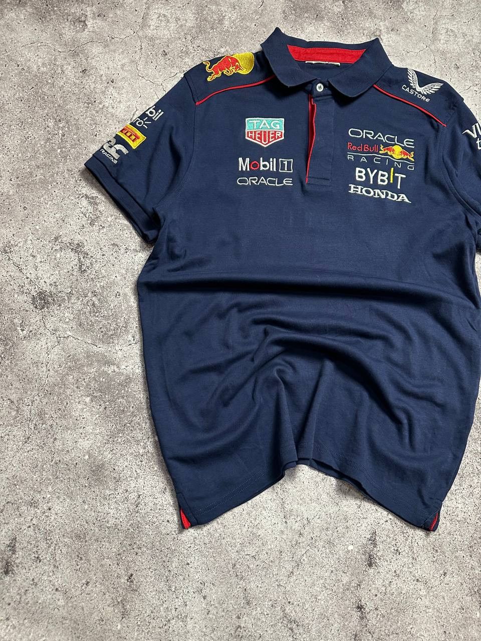 Puma × Red Bull Jersey F1 Red Bull Racing Pepe Jeans Polo Rare Cars Pirelli Size US L / EU 52-54 / 3 - 3 Thumbnail