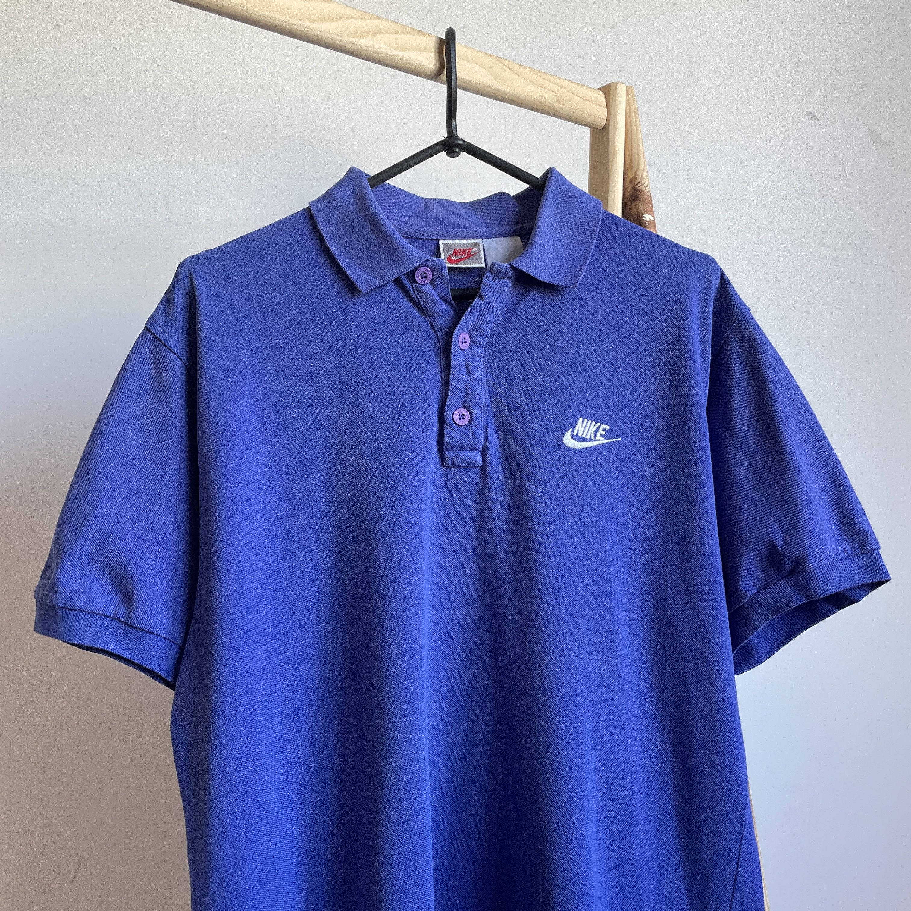 Nike Nike Vintage 90's Polo T-Shirt Size M Size US M / EU 48-50 / 2 - 3 Thumbnail